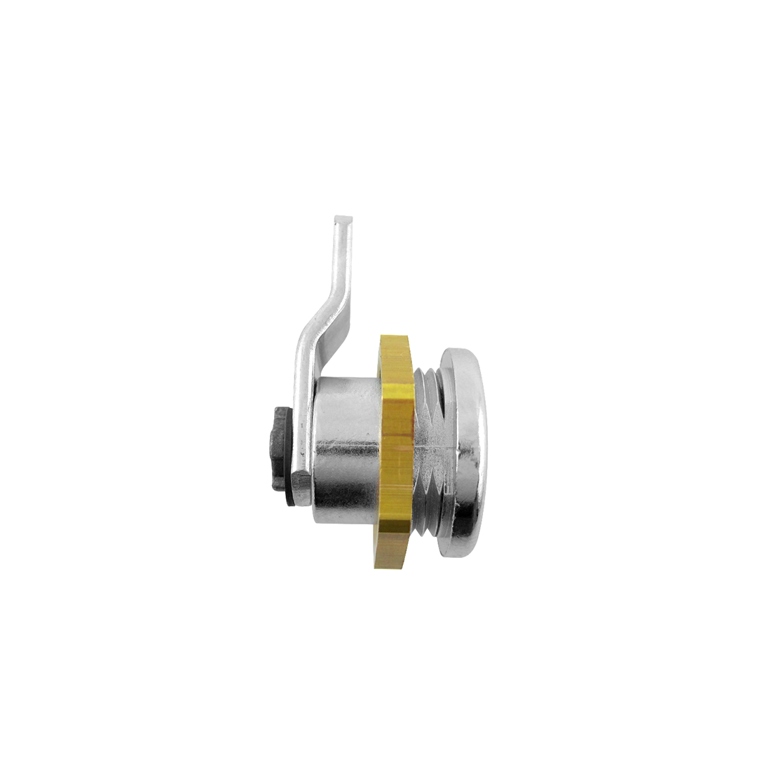 knob, panel-mount, metall, goldfarben, gewinde