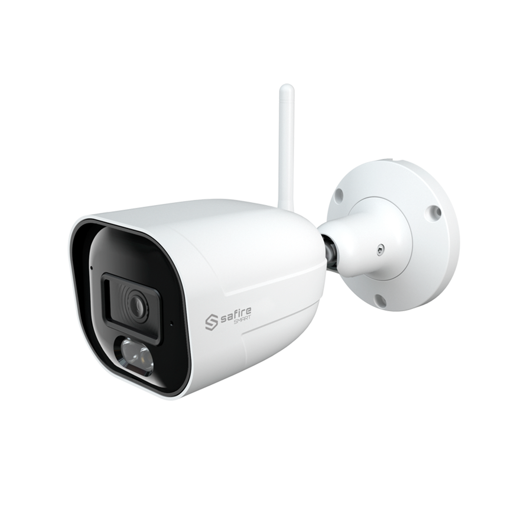 Überwachungskamera, WLAN Kamera, Sicherheitskamera, IP Kamera, Außengehäuse white