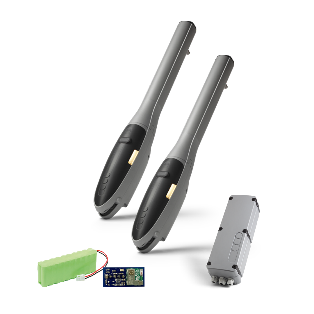 Stoßdämpfer, Elektronikmodul, Batteriepack, Schwarzer Griff, Halterung