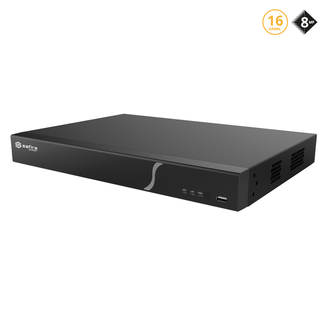 NVR, HDD, LAN, USB, Netzwerkgerät
