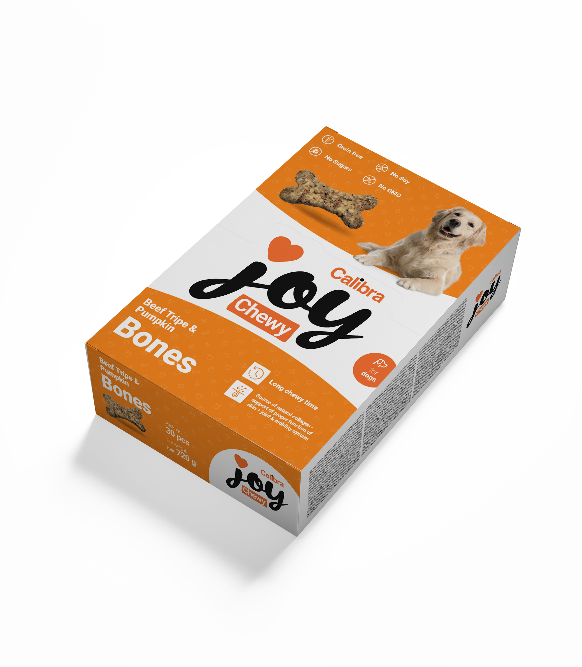 Calibra Joy Chewy Canine Beef Tripe & Pumpkin Bones Calibra Joy Chewy Canine Beef Tripe & Pumpkin Bones