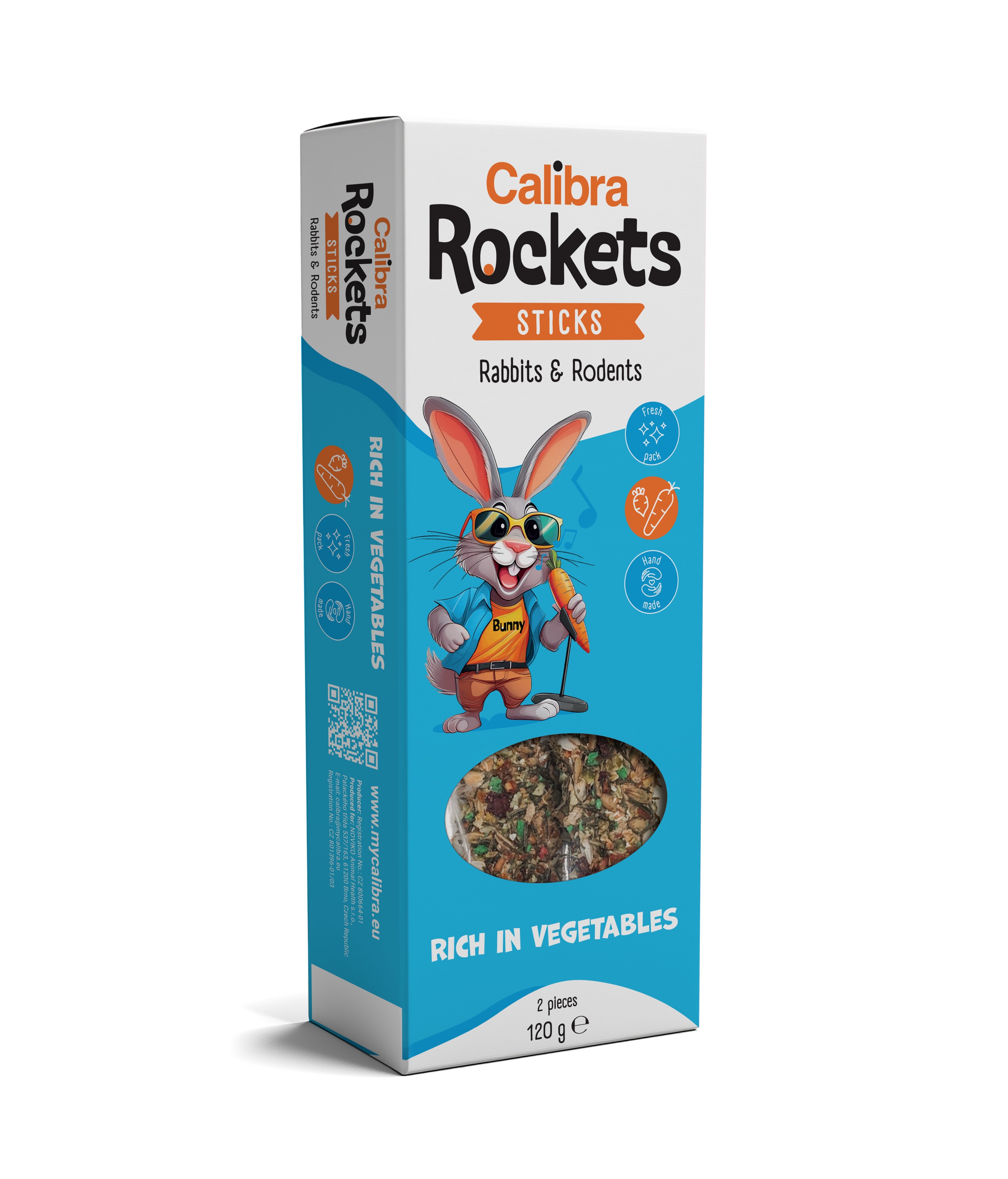 Calibra Rockets Gemüse Sticks Kaninchen & Nagetiere Calibra Rockets Gemüse Sticks Kaninchen & Nagetiere