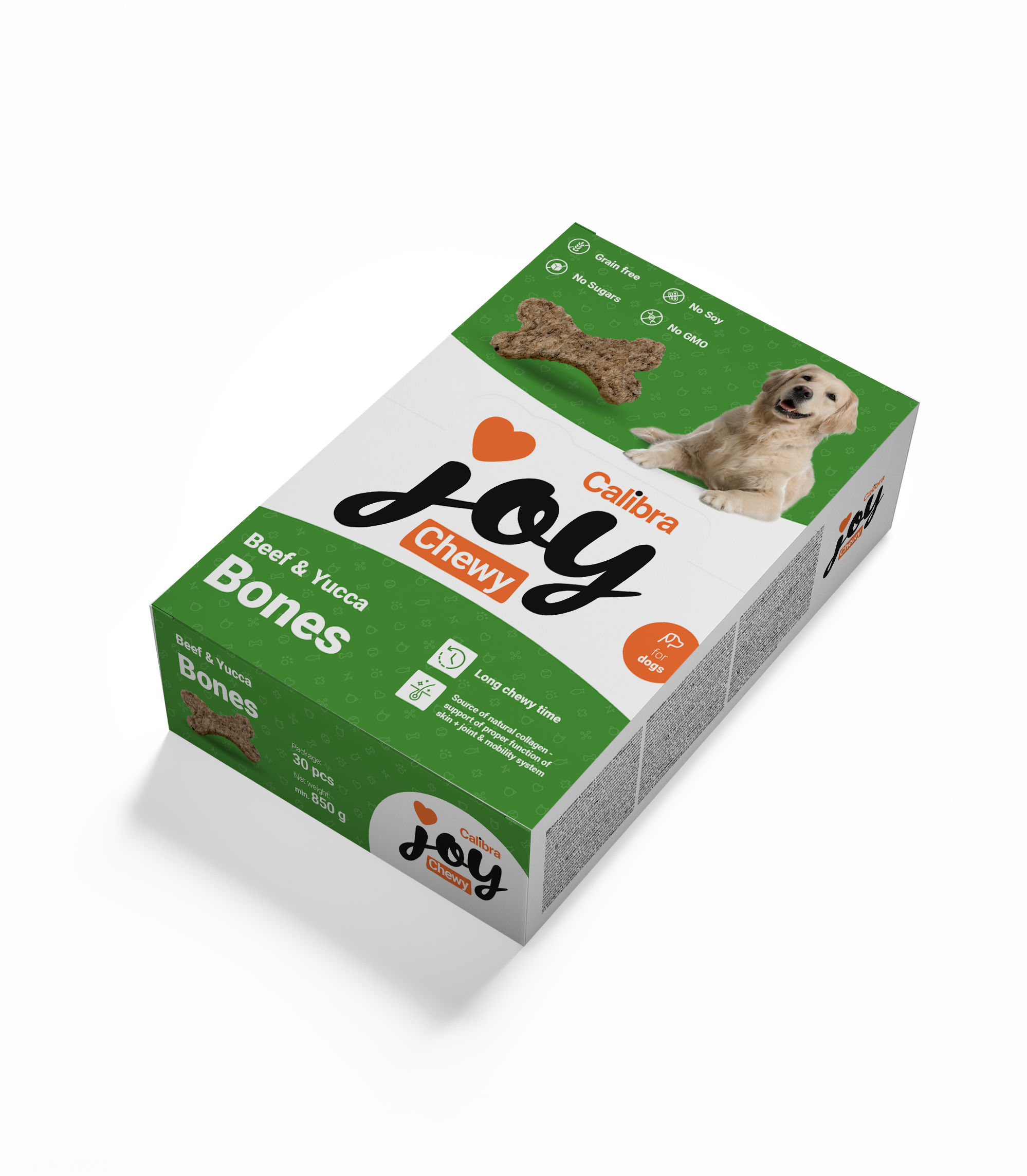 Calibra Joy Chewy Canine Beef & Yucca Bones Calibra Joy Chewy Canine Beef & Yucca Bones