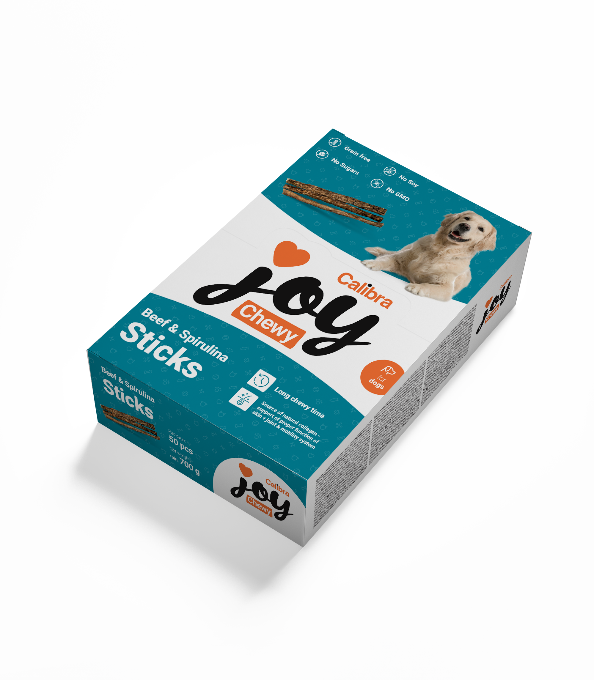 Calibra Joy Chewy Canine Beef & Spirulina Sticks Calibra Joy Chewy Canine Beef & Spirulina Sticks