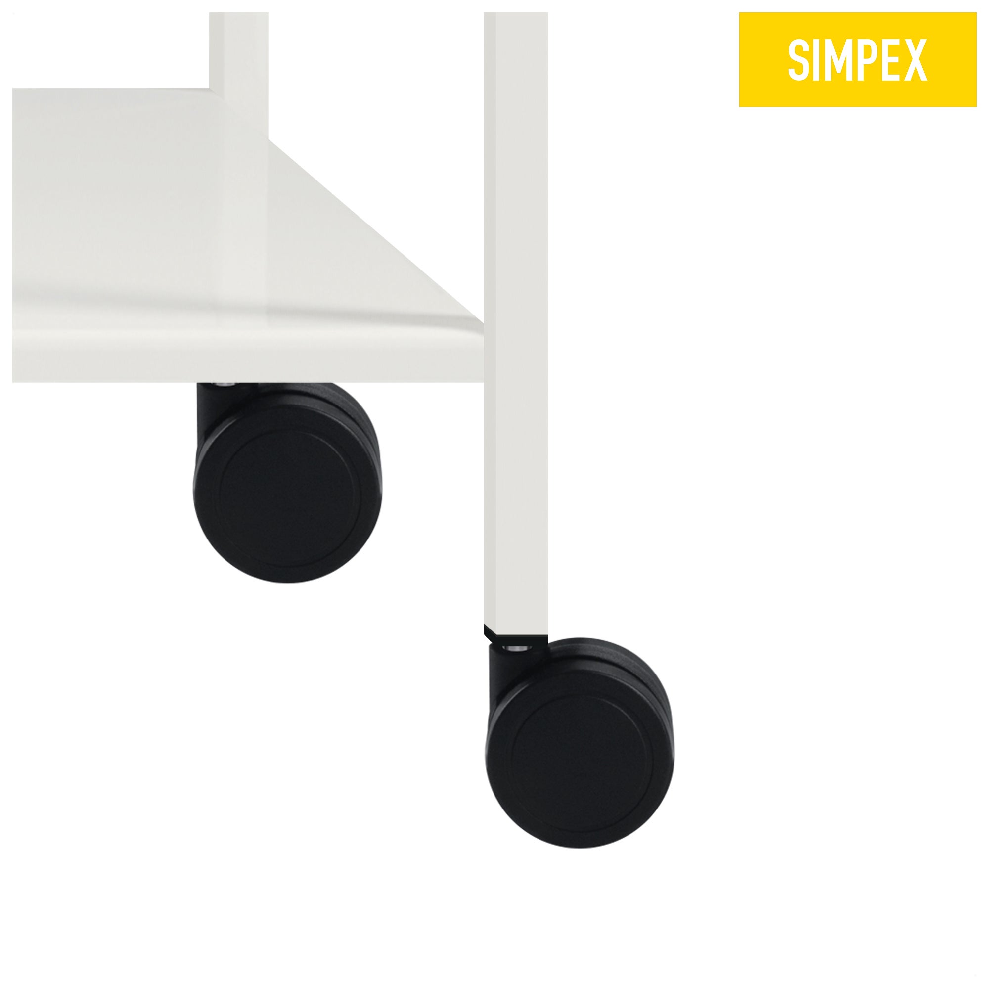 Doppelrollen ø 65 mm, schwarz