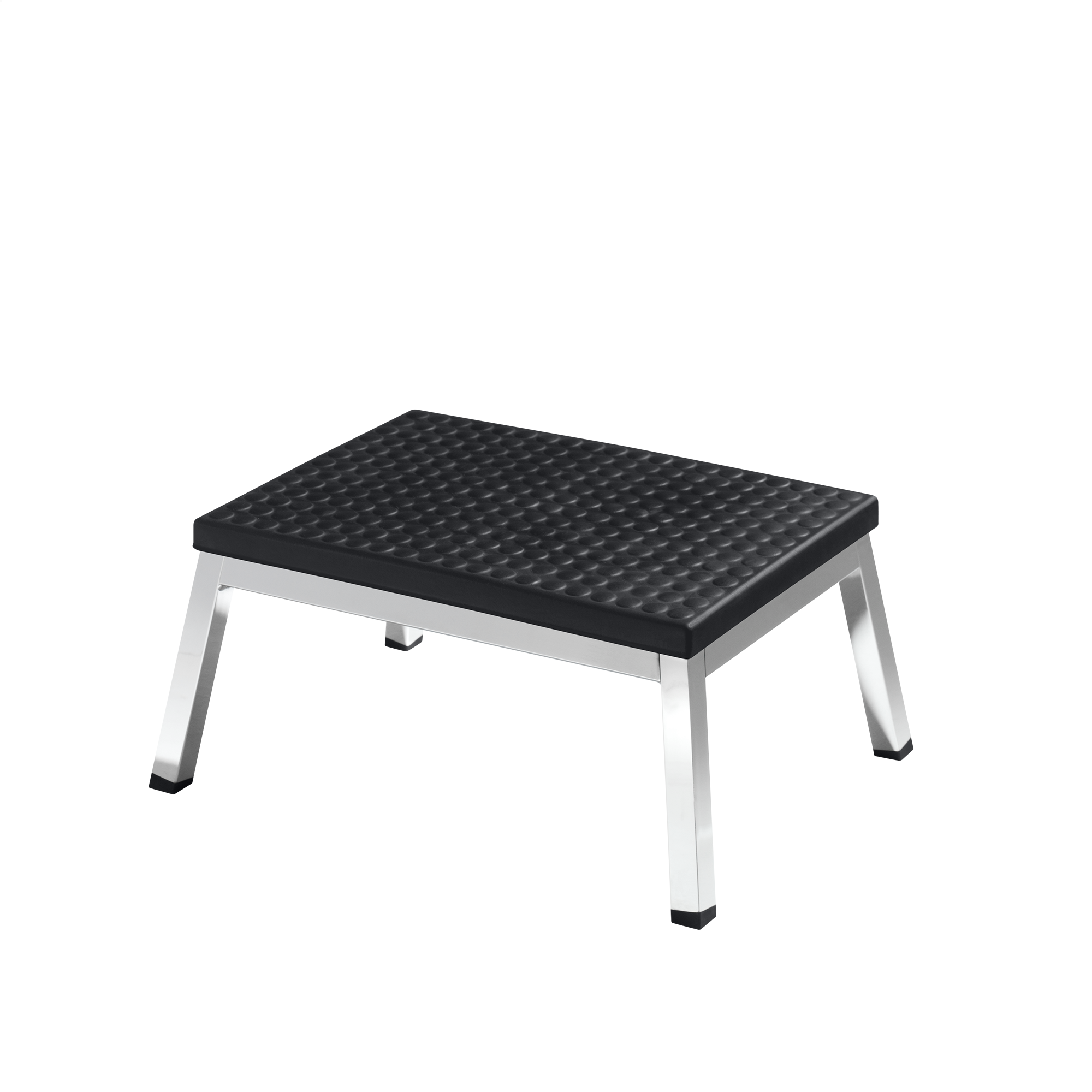 Sichere, verchromte UNO-SECUR Midi Auftrittsfläche mit 45 x 35 cm für bis zu 200 kg