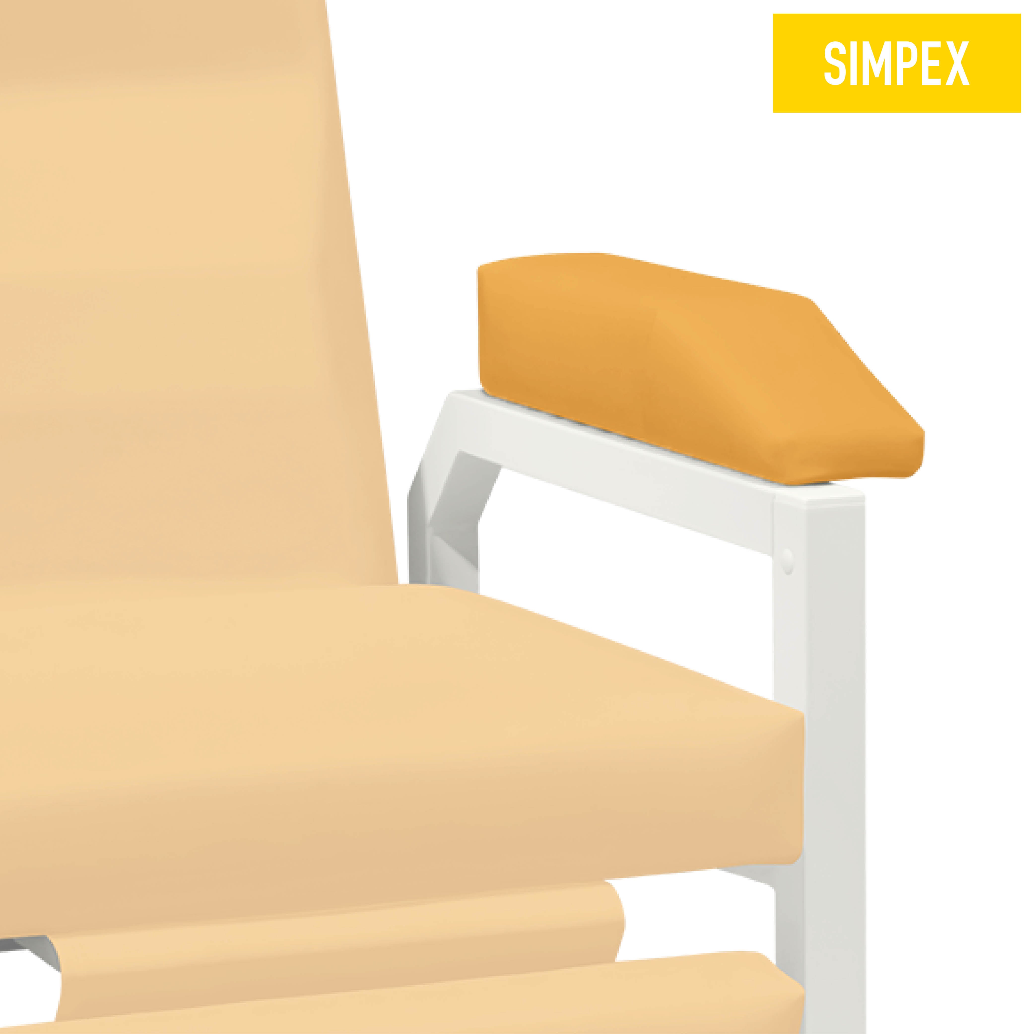 Ersatzteil | 2er-Set Armauflagen Cuneo für HAEMO-FLEXA, HAEMO-STAT