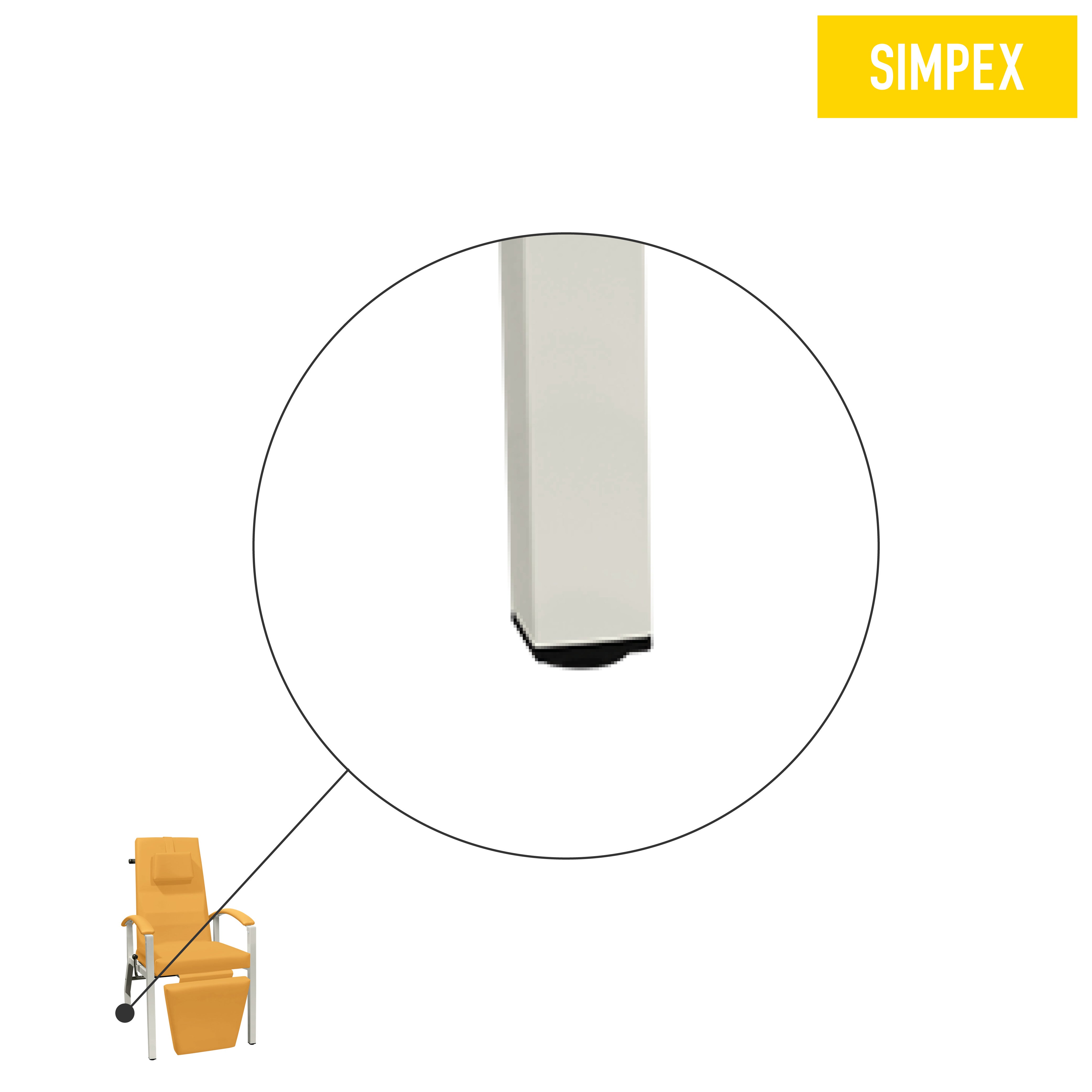 Ersatzteil | 4er-Set Fußstopfen für HAEMO-FLEXA, HAEMO-STAT