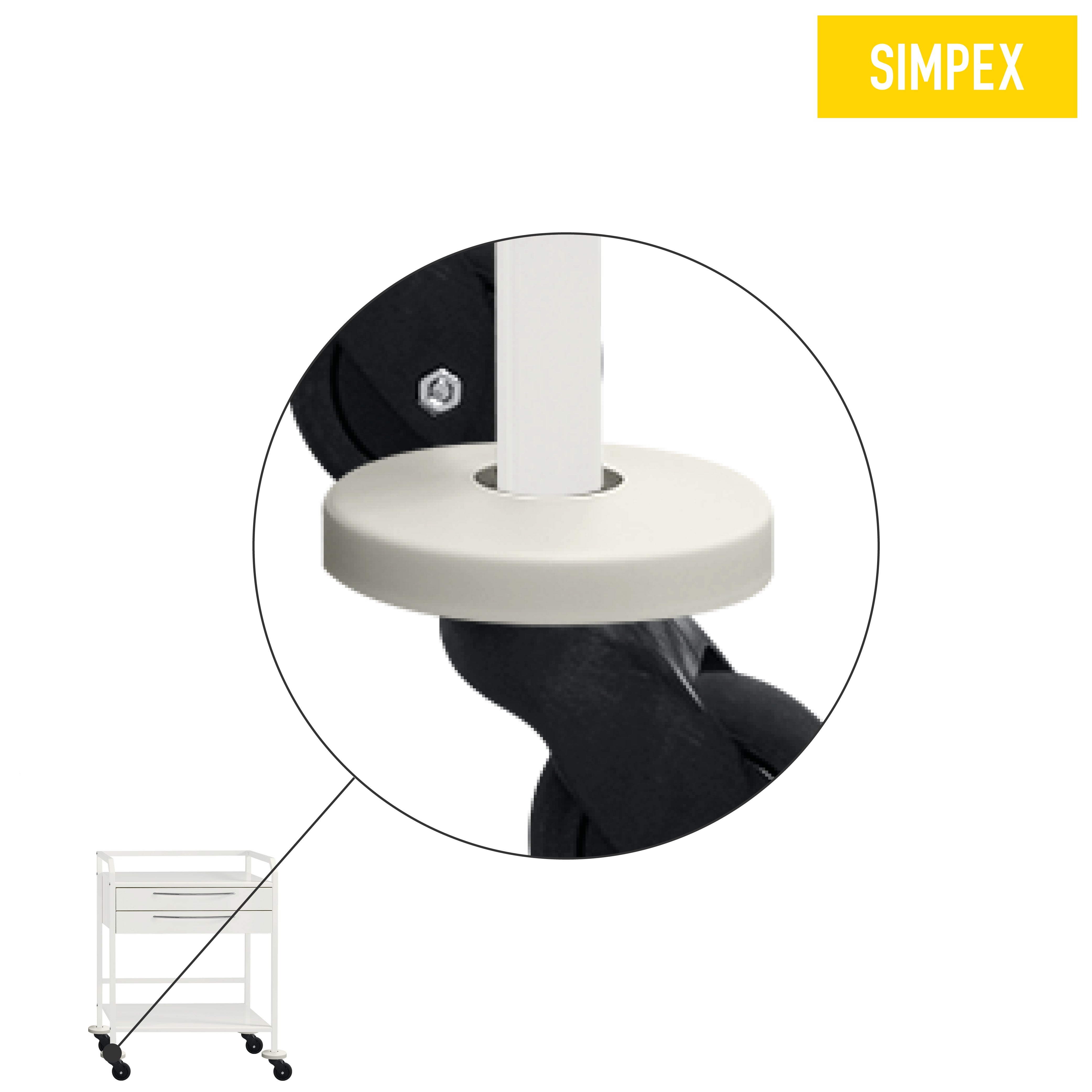 Ersatzteile | Wandabweisrolle ø 10 cm