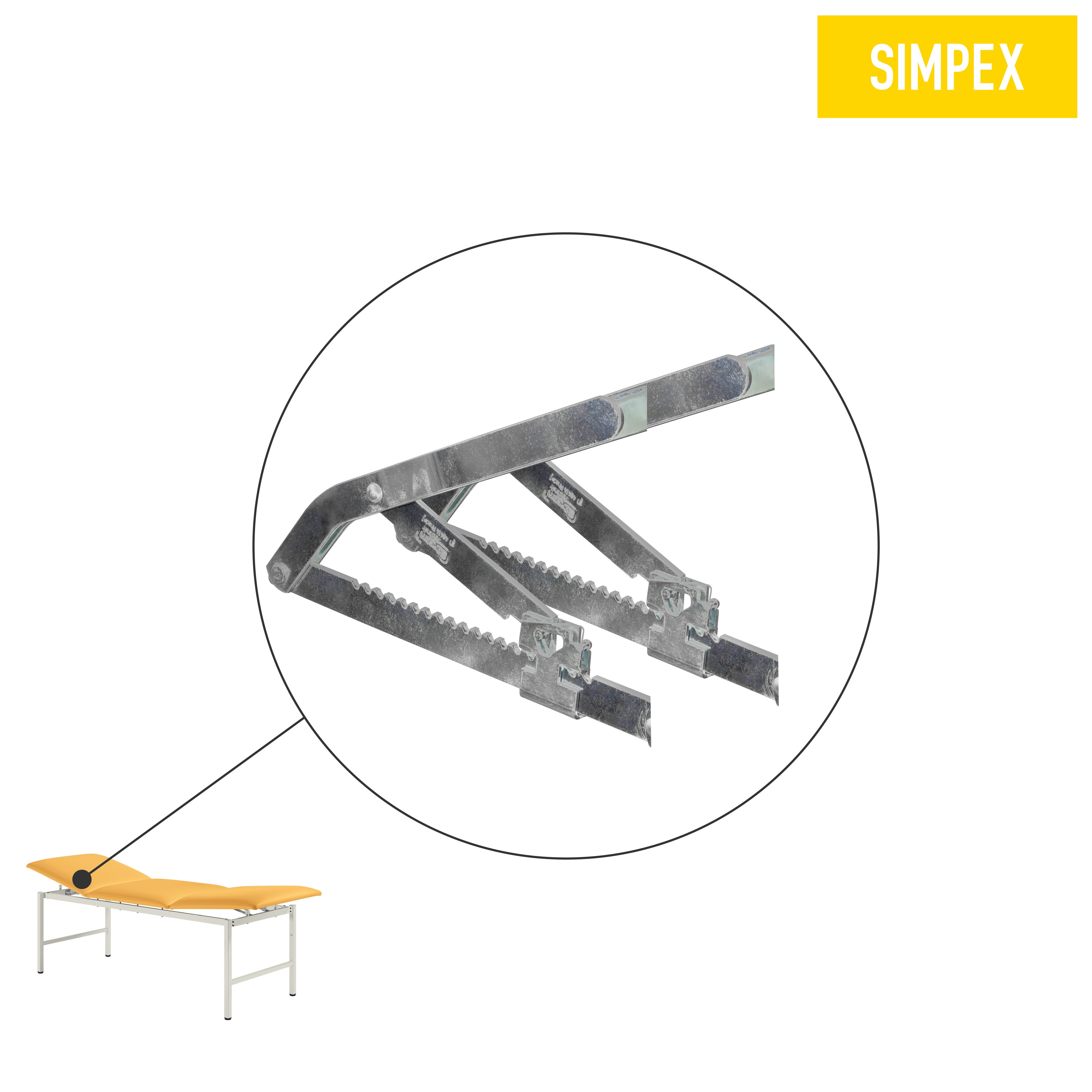 Ersatzteil | 2er-Set Rastscheren für Liegen (außer VS-CARDIO, VS-VALVA)
