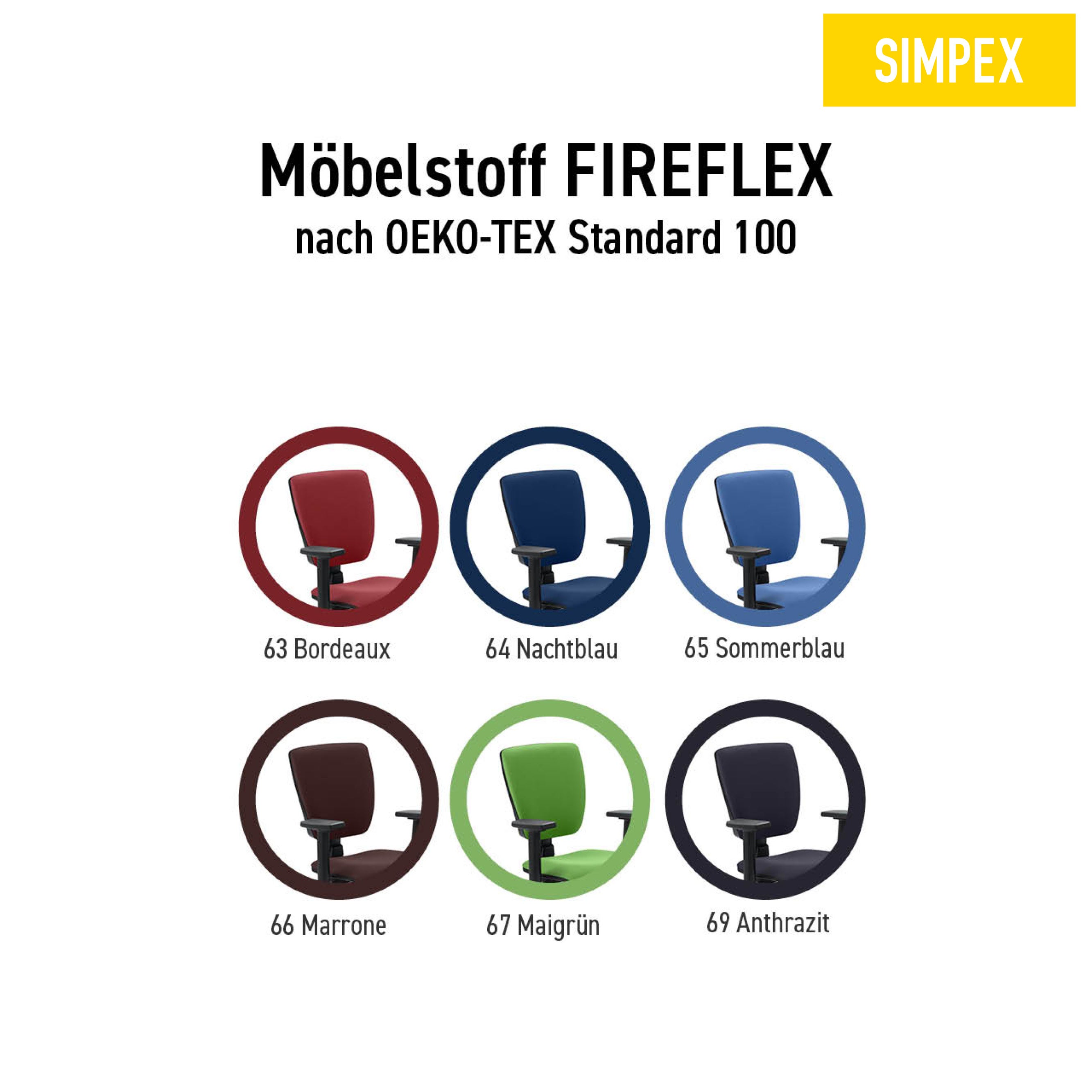 DISPO STAR mit weichem Möbelstoff: stilvoll, bequem & funktional für Ihre Praxis. Jetzt direkt bei SIMPEX kaufen!