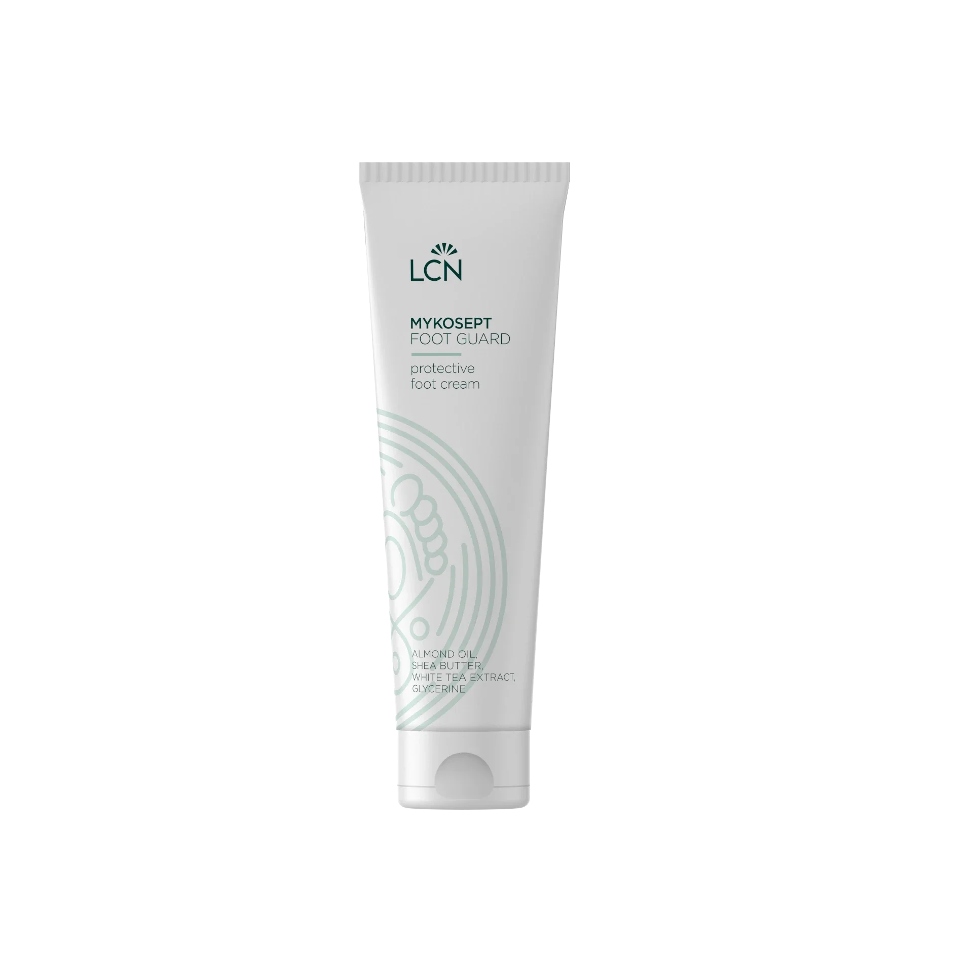 Fußcreme, Schutzcreme, Tube, Mandelöl, Sheabutter