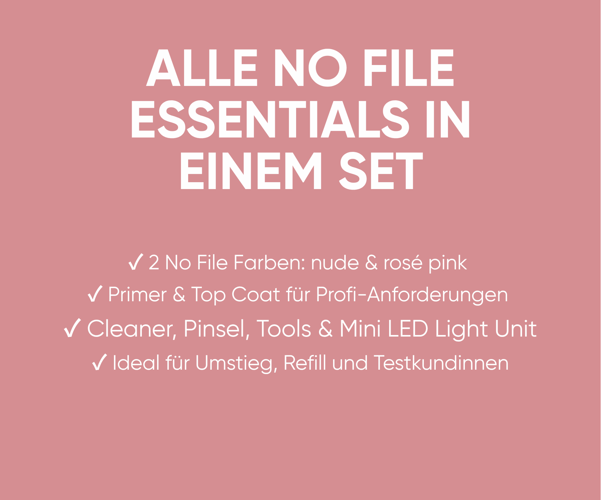 Minimal image, Text poster, Kein Dateiname, Essentials-Set, Rosa Hintergrund