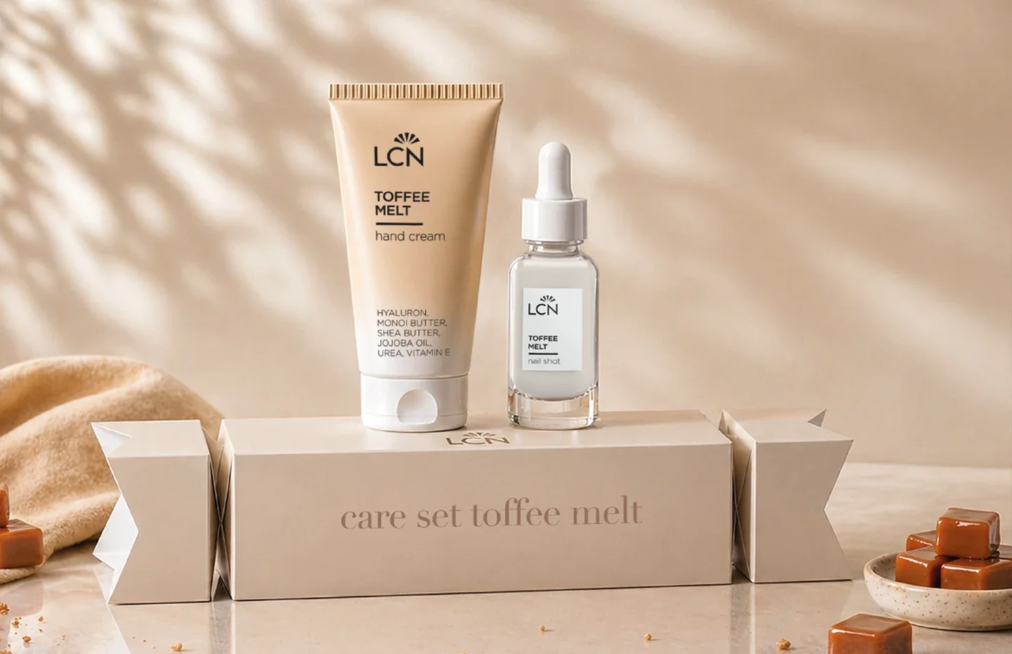 Handcreme, Handpflege, Feuchtigkeitscreme, Toffee Melt, Nagelöl