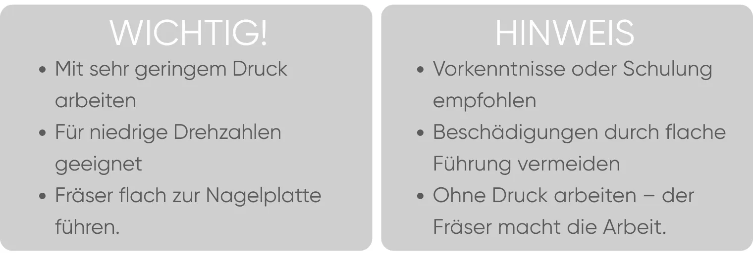 Schleifgerät, Nagelplatte, Fräser, Werkzeug, Fräser-Flach