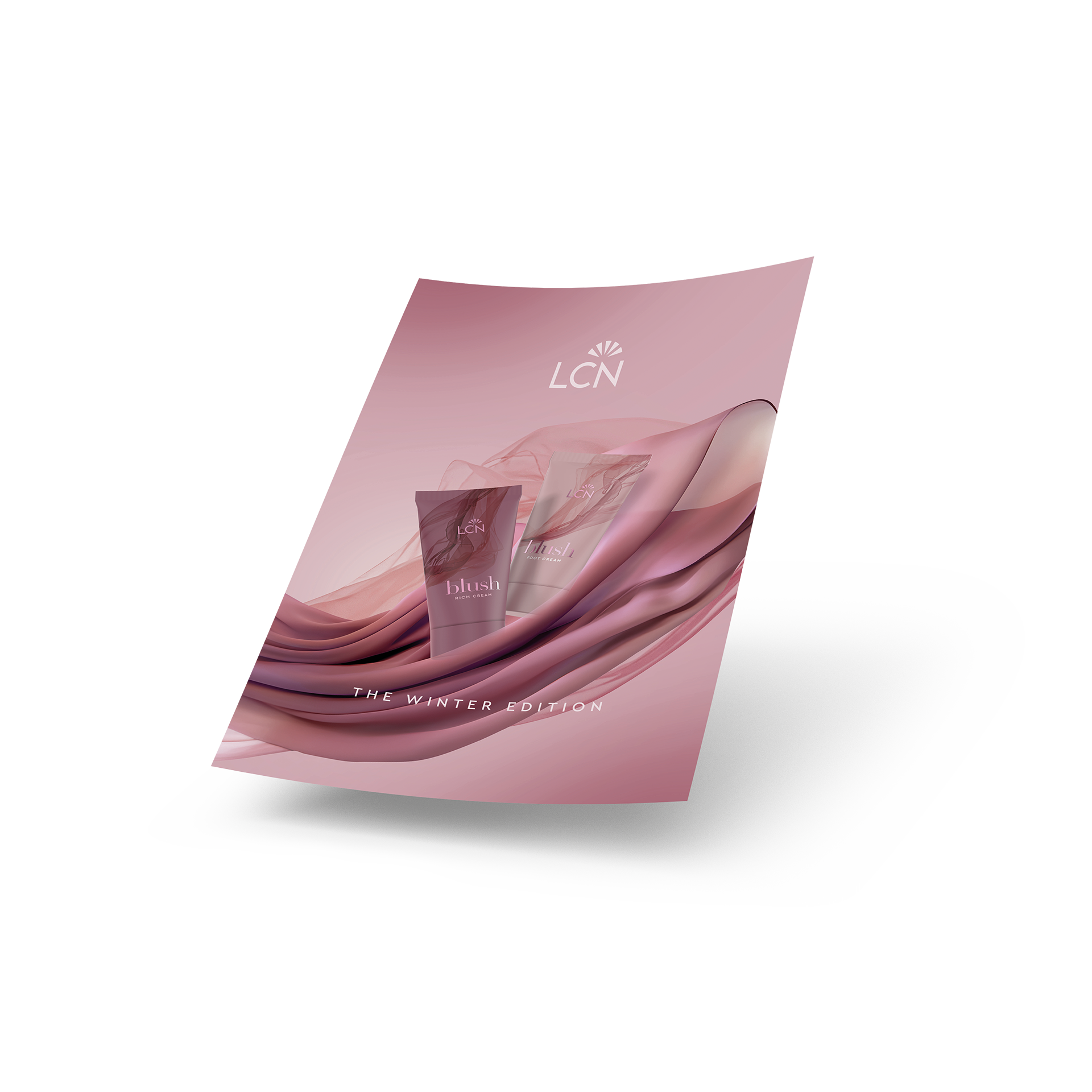 make-up, Lippencreme, Kosmetik, rosafarbene Verpackung, Winteredition