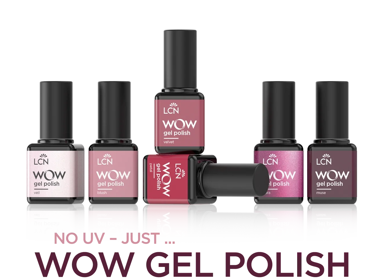 gel-polish, ultra-glanz, nagellack, farbset, flasche