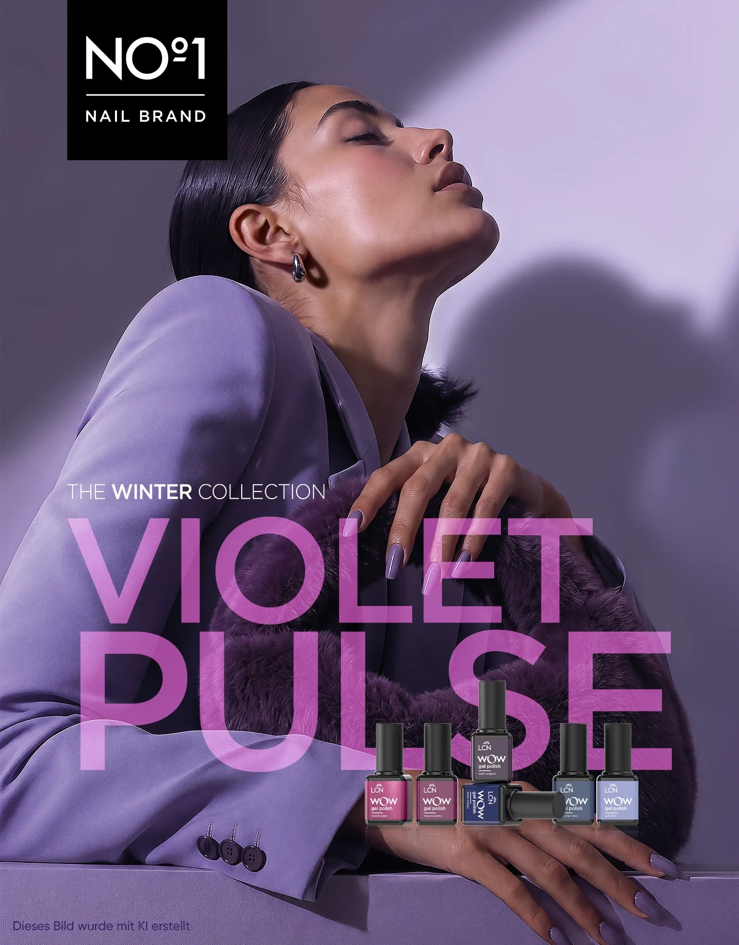 Nail Polish, Maniküre, Lila, Violett, Winterkollektion