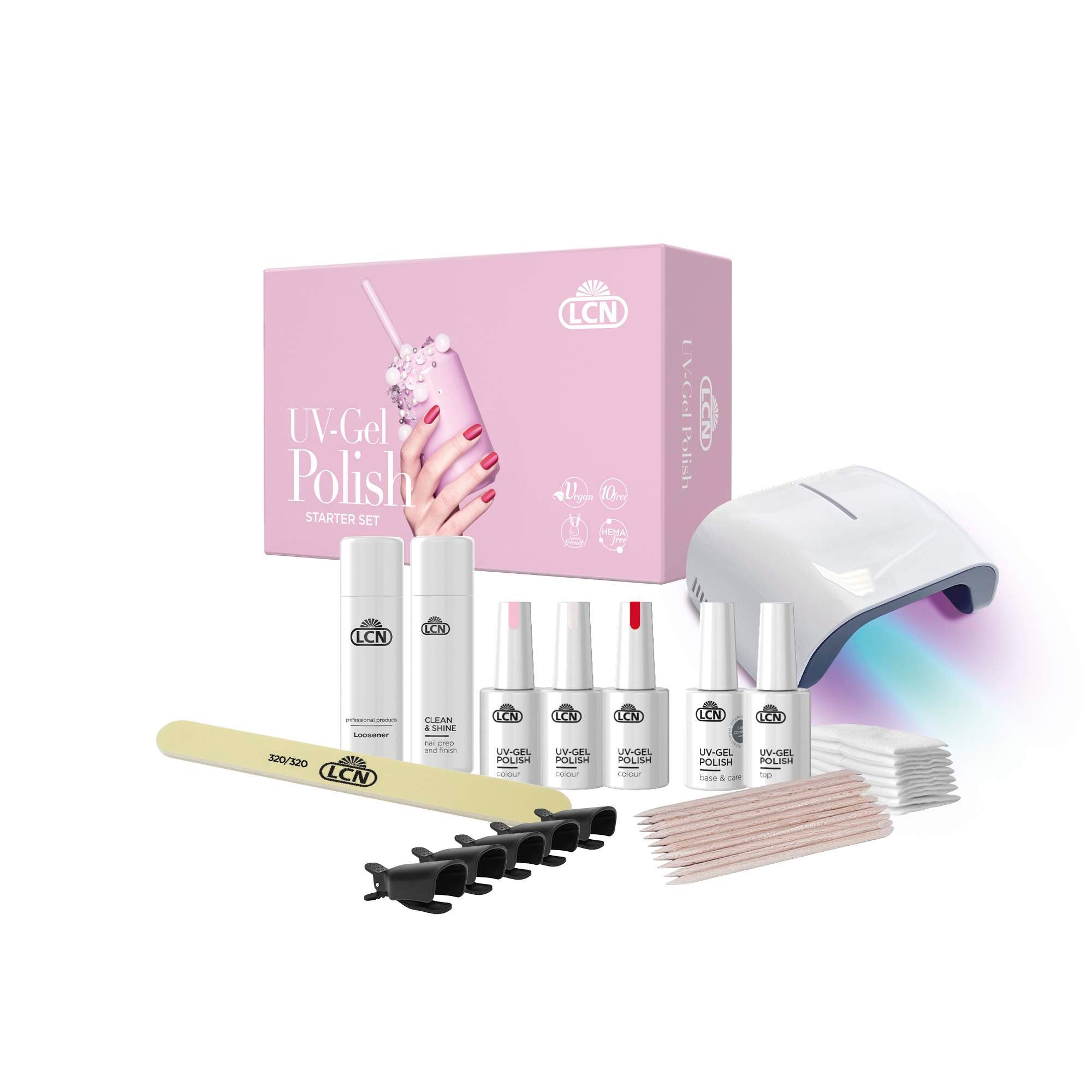 UV Gel Polish Starterset basic - groß
