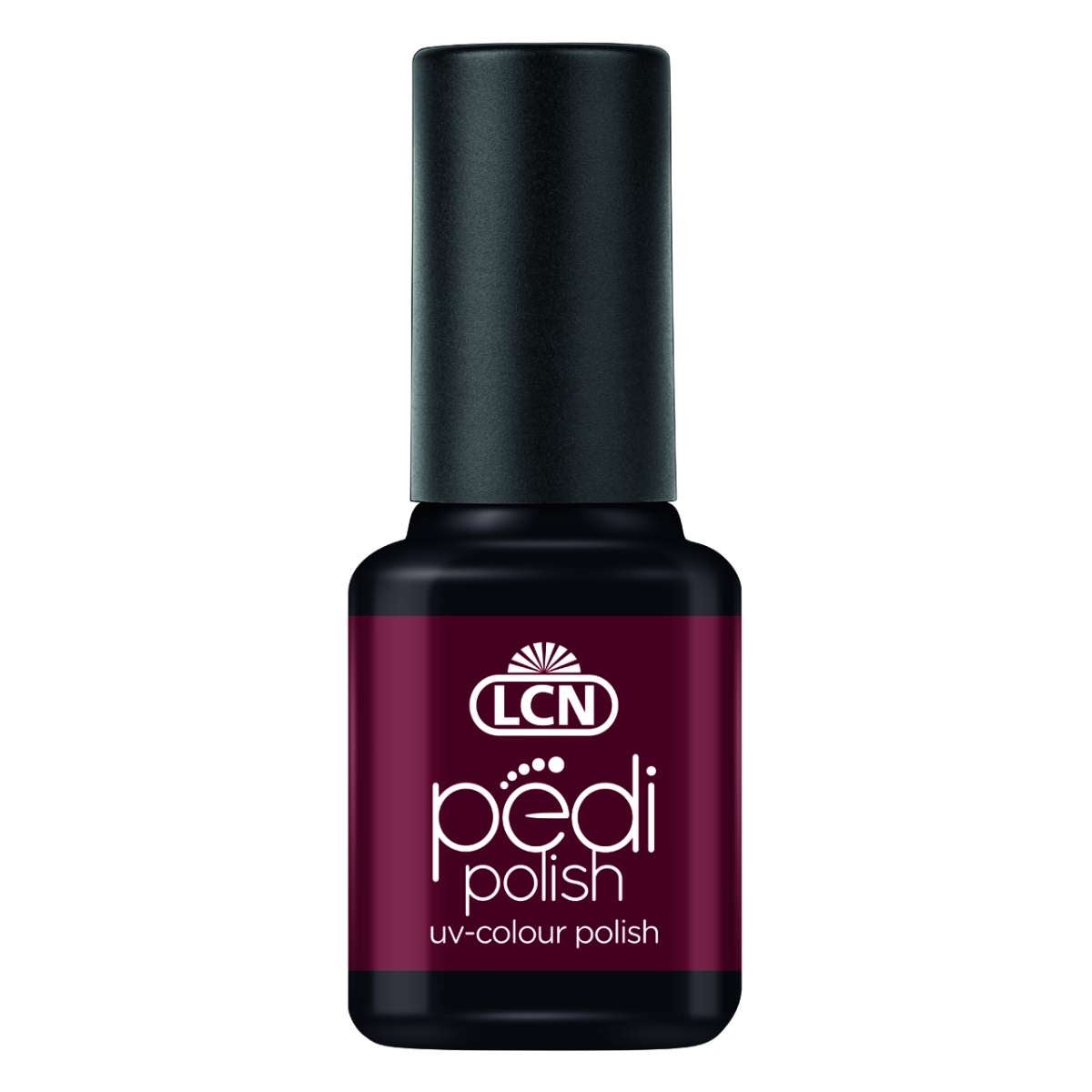 Pedi Polish UV-Colour Polish, Dark Cherry, 8ml Pedi Polish UV-Colour Polish, Dark Cherry, 8ml