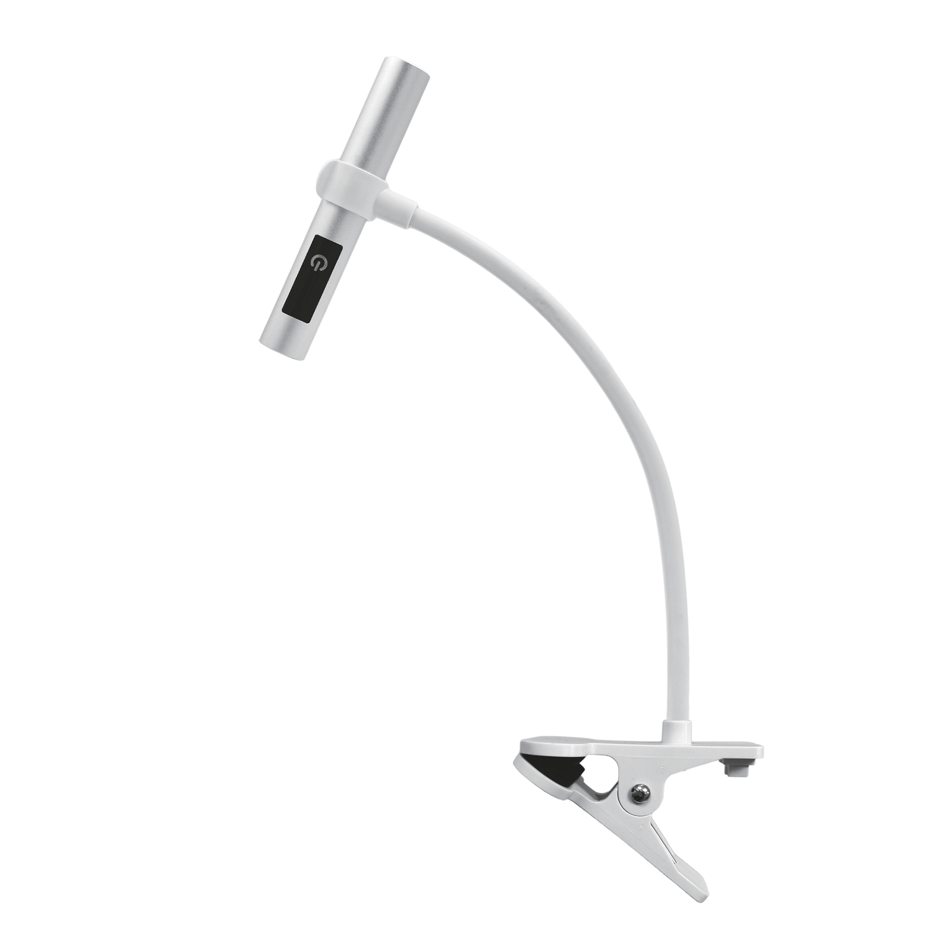 Mikrofonhalter, Clip-Lampe, Gehäuse, verstellbar, weiß