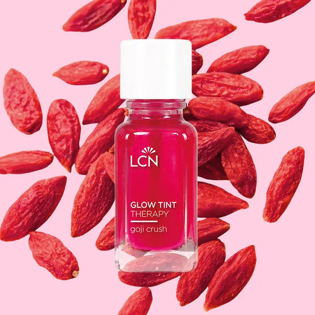 Nagellack, Glow, Therapy, Flüssig, Goji Crush