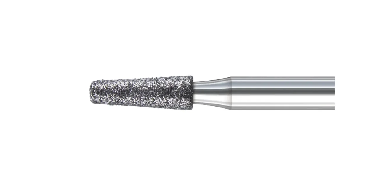 Fräser, Irisierender Schleifstift, Rotationswerkzeug, Gröber Körnung, Metallischer Schaft