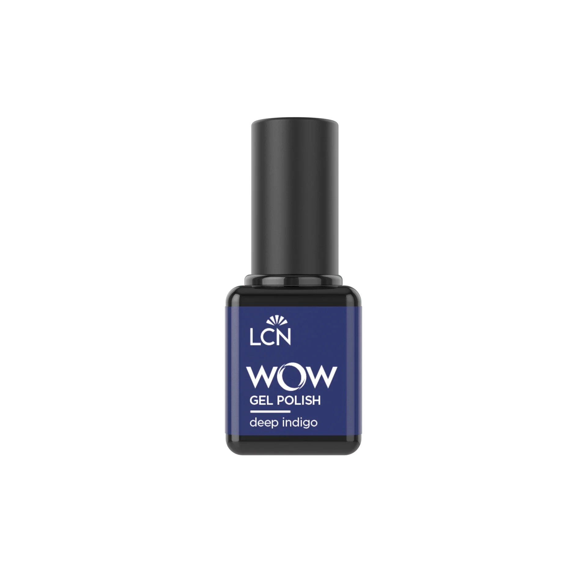 Nagellack, Gelnagellack, tiefes Indigo, Blau, Flasche
