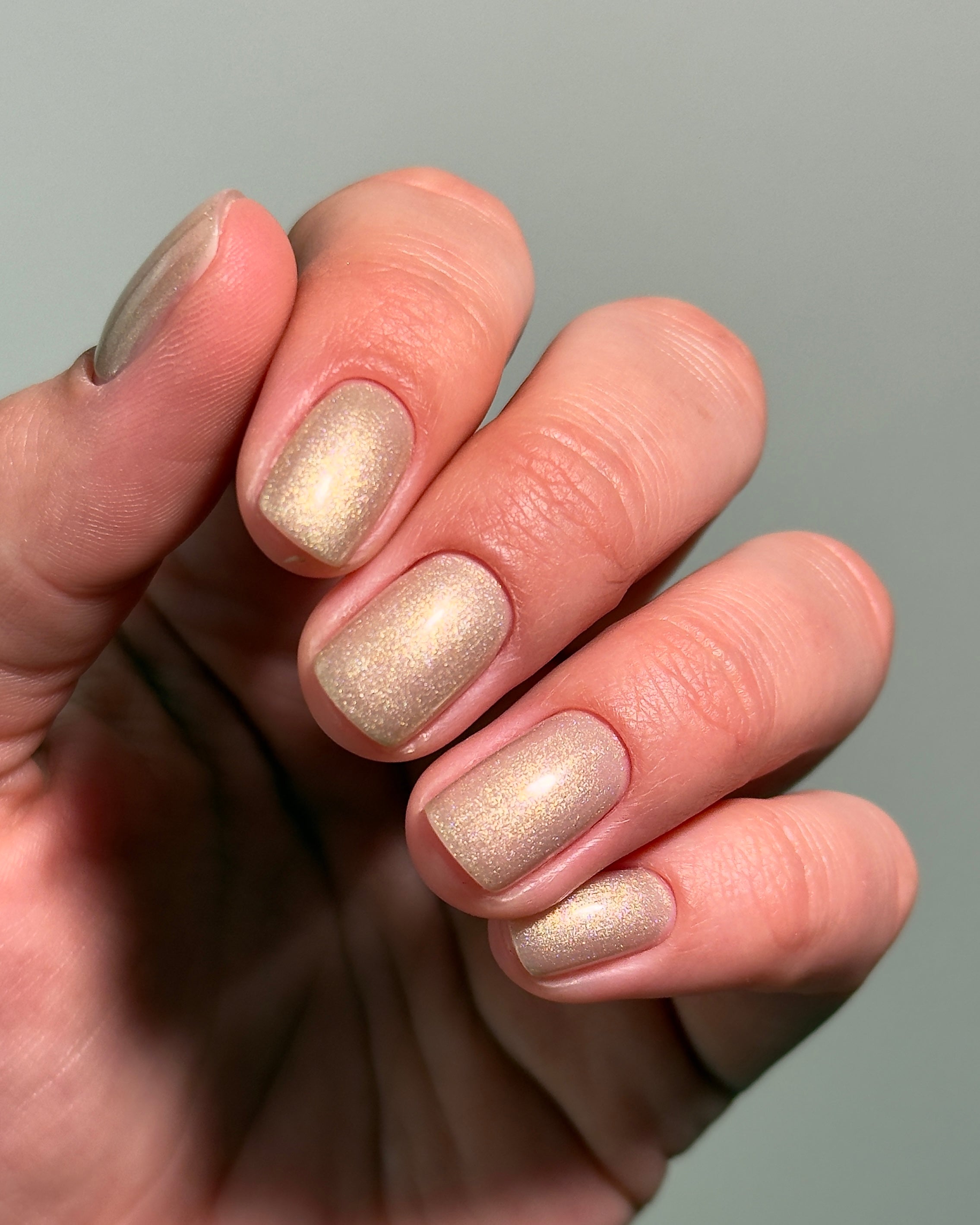 Nagellack, Nude, Perlmutt, Maniküre, Nägel