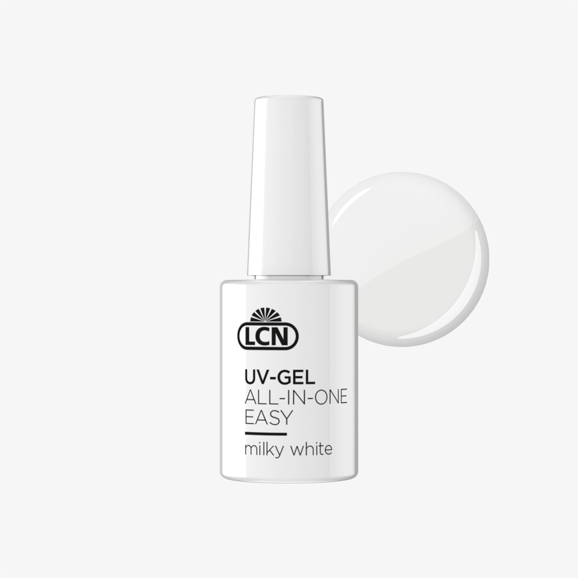 UV-Gel All-in-One Easy, Aufbaugel, 10ml, milky white UV-Gel All-in-One Easy, Aufbaugel, 10ml, milky white