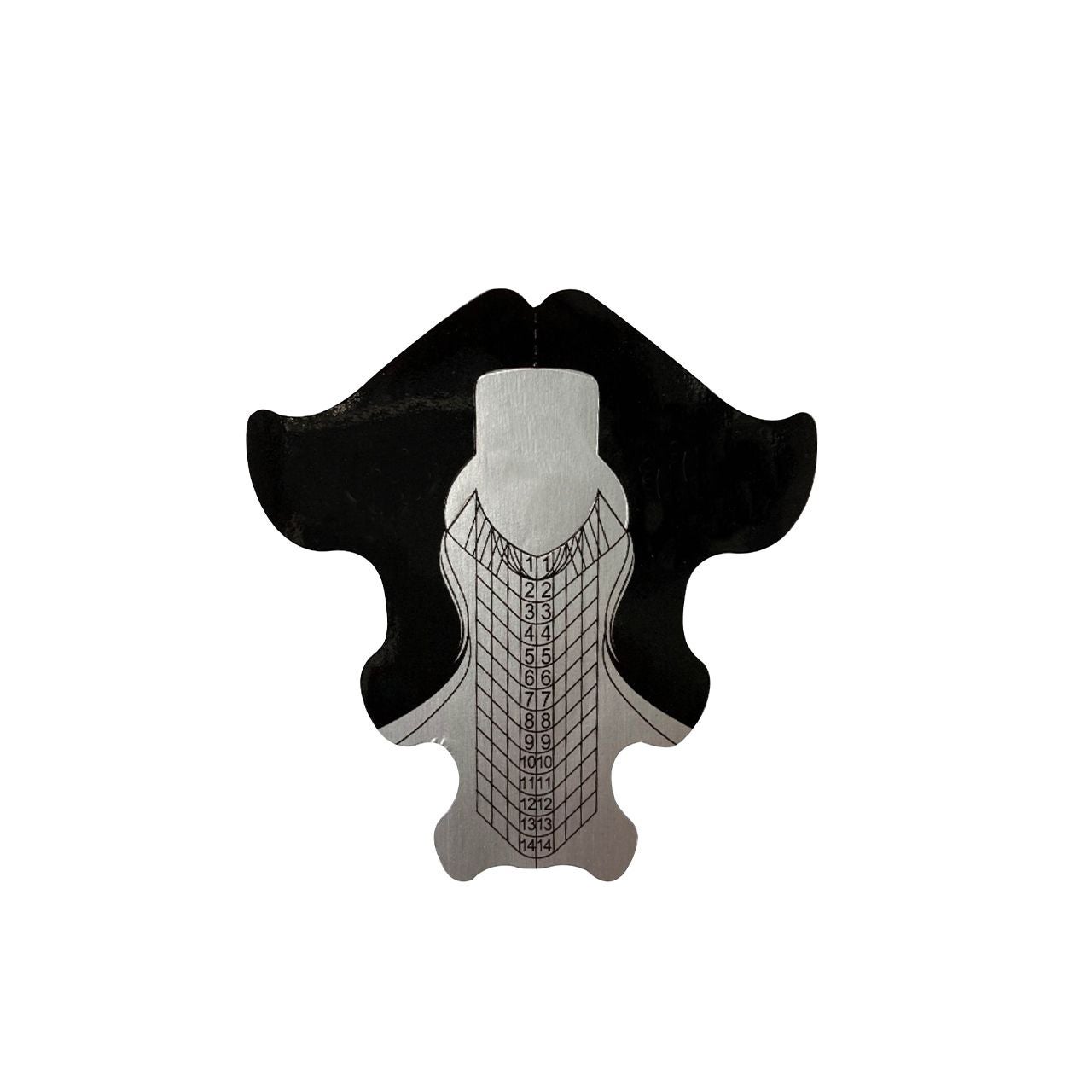 Nagelschablone, cut out Flasche