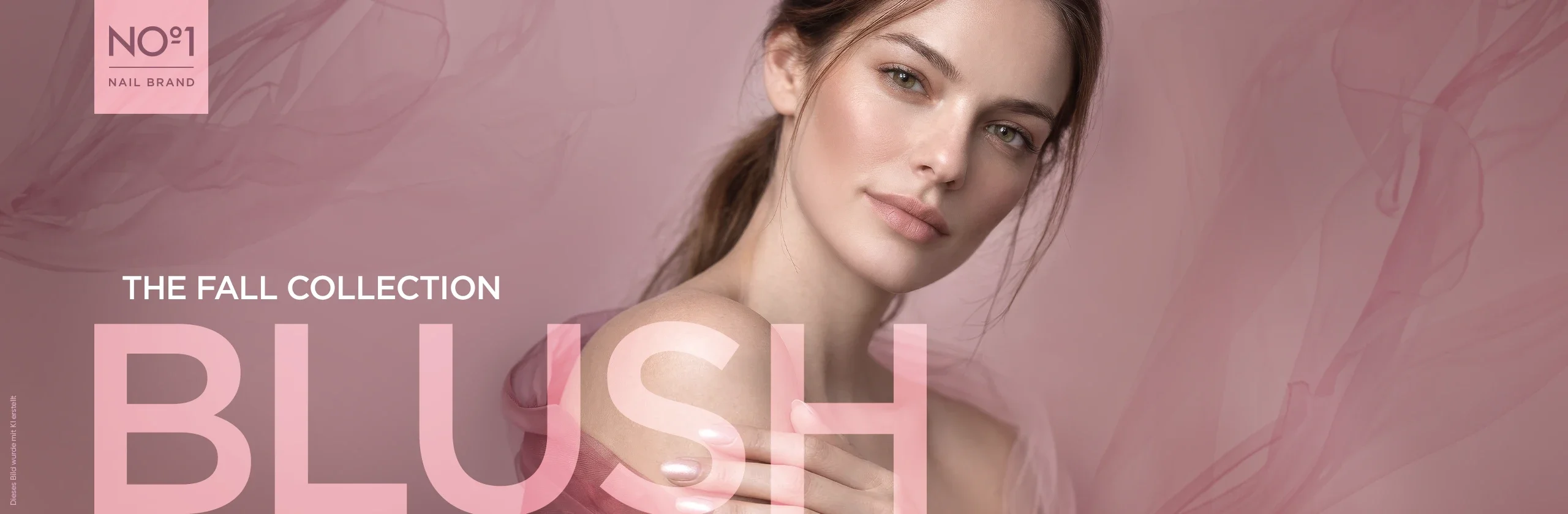 make-up, nagel, kollektion, pink, modell