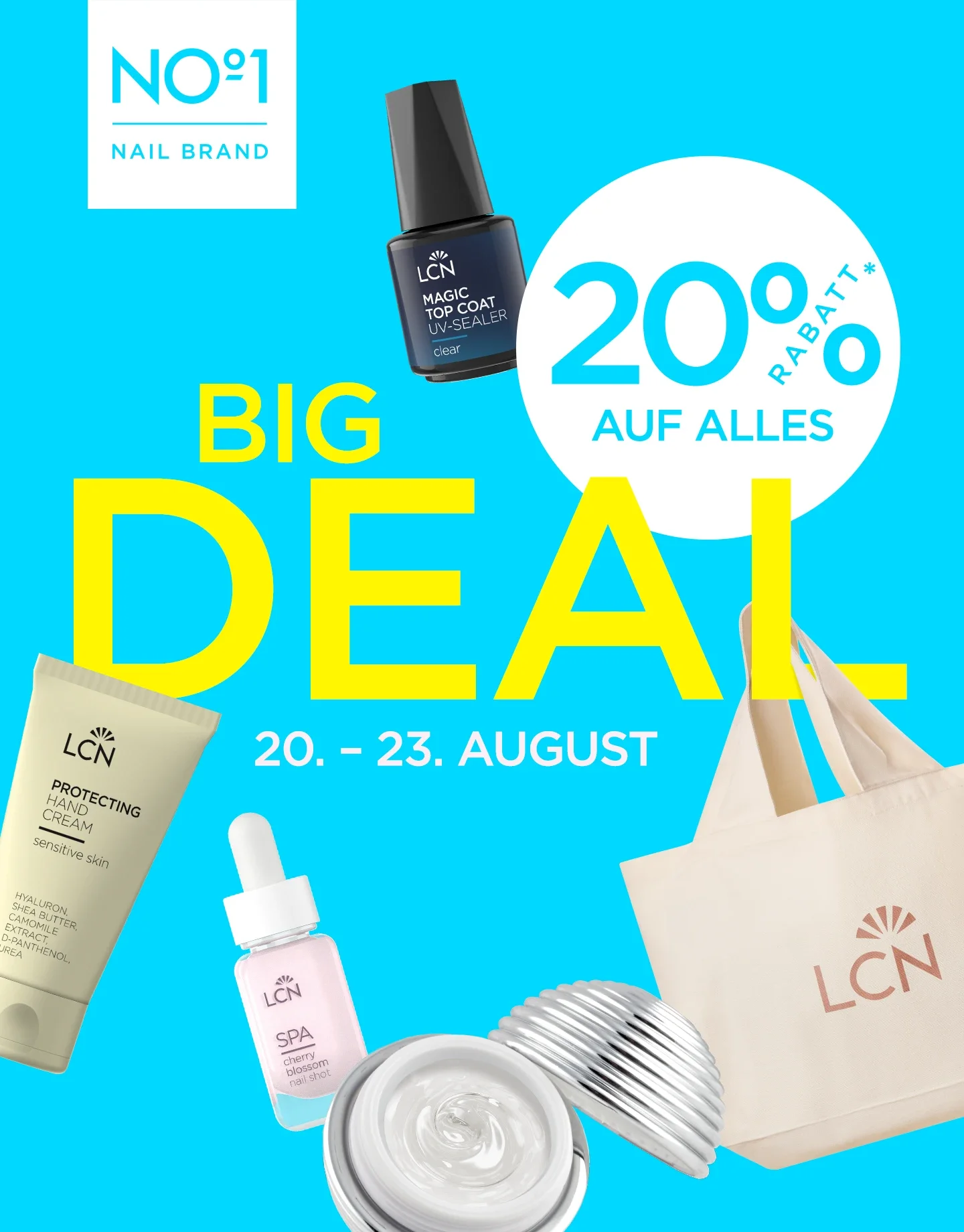 Nagelpflege, Nail, UV-Topcoat, Handcreme, Kosmetik-Set