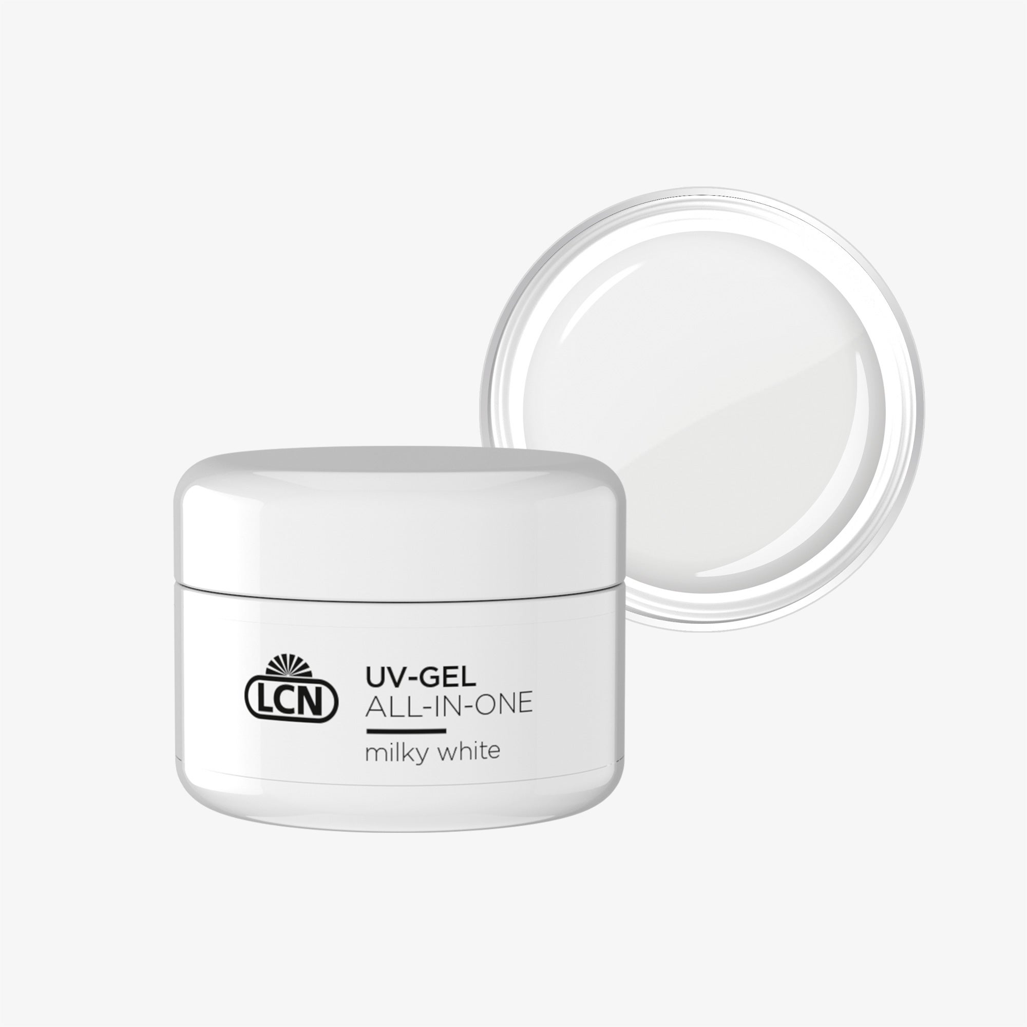 UV-Gel All-in-One, Aufbaugel - milky white, 20ml UV-Gel All-in-One, Aufbaugel - milky white, 20ml