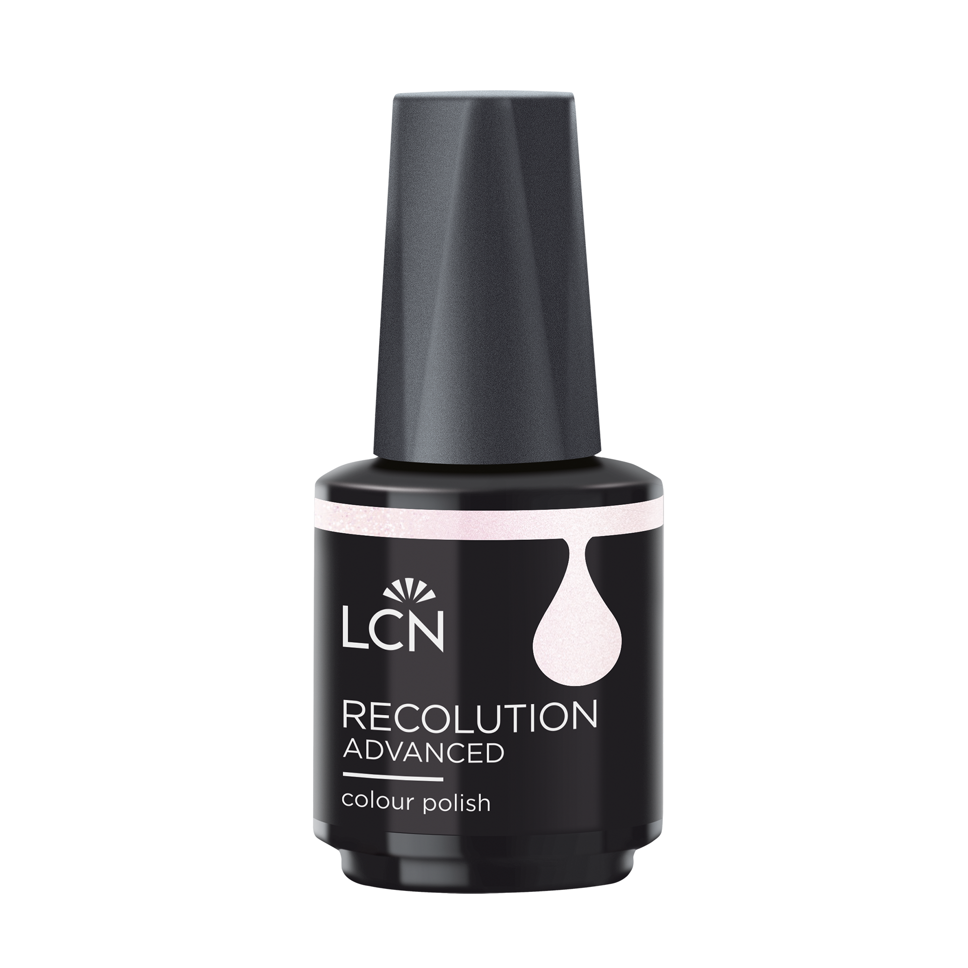 Nagellack, Farbpolitur, Gellack, schwarze Flasche, fortgeschrittene Formel