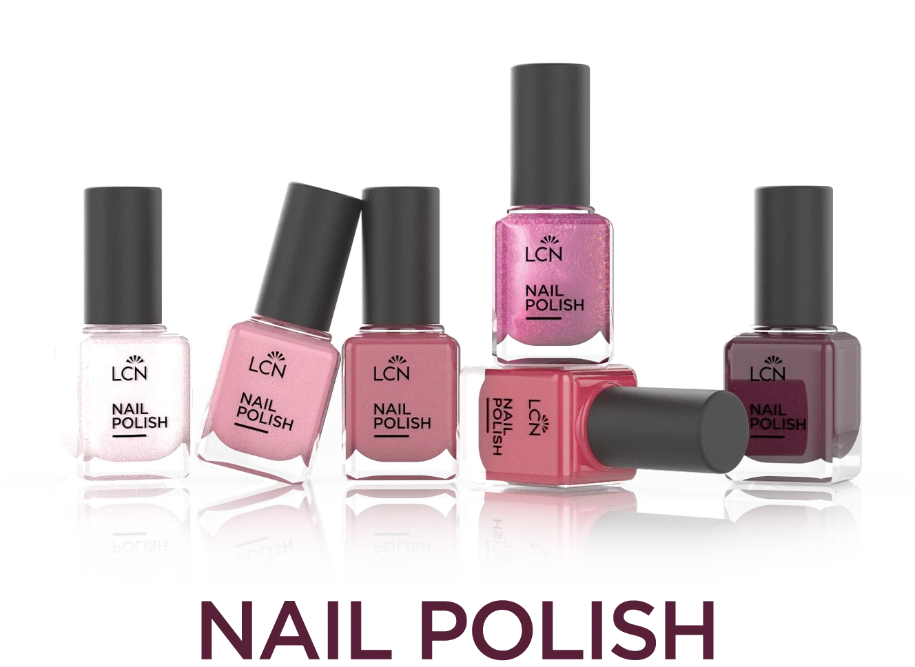 Nagellack, Nail Polish, Rosé, Fläschchen, Glitzer, Nagellack, Pinkton, Rosenholz, Glänzende Oberfläche, Flaschen, nagellack, nail polish, glänzend, rosa, flasche