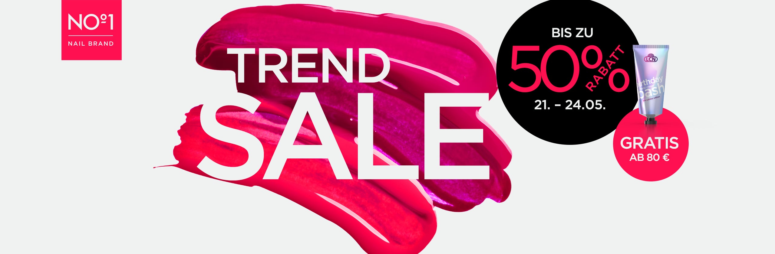 nagel lack, nagellack, mode promo, rabatt banner, no1 nagel marke