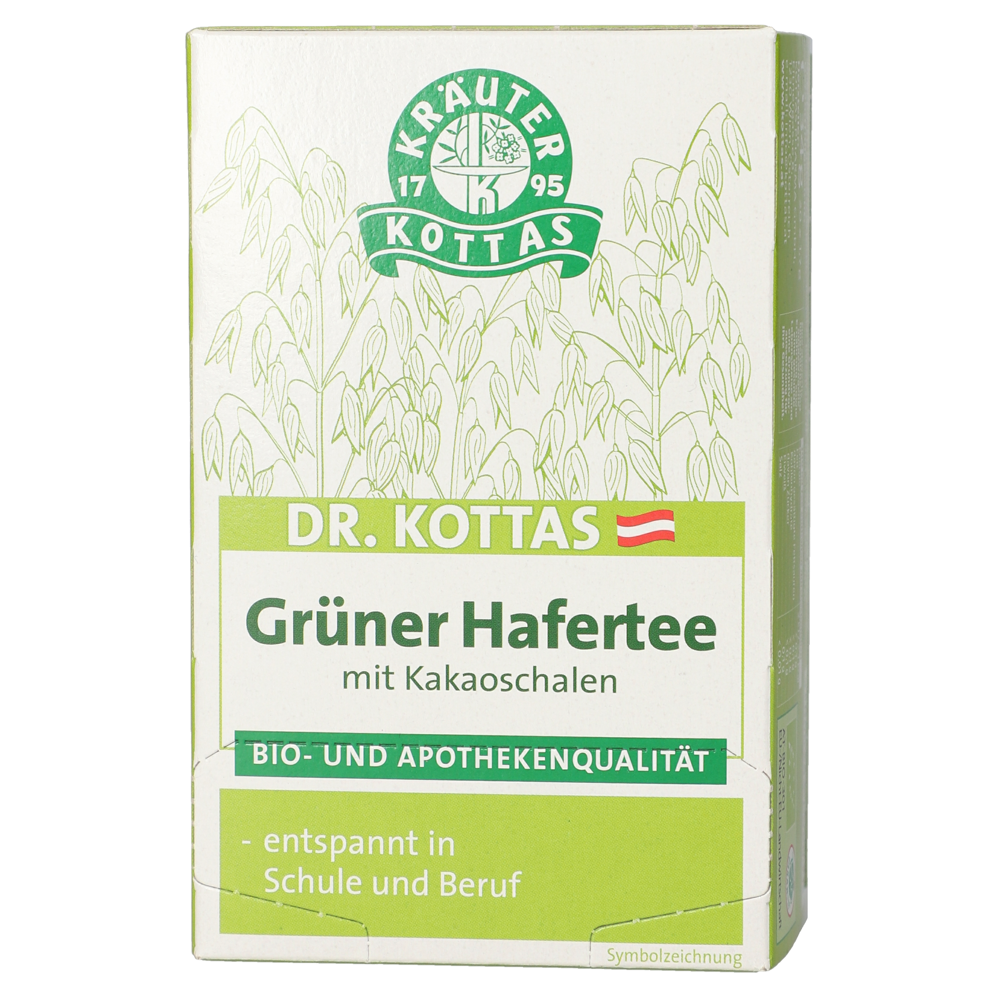 Dr. Kottas Grüner Hafertee mit Kakaoschalen