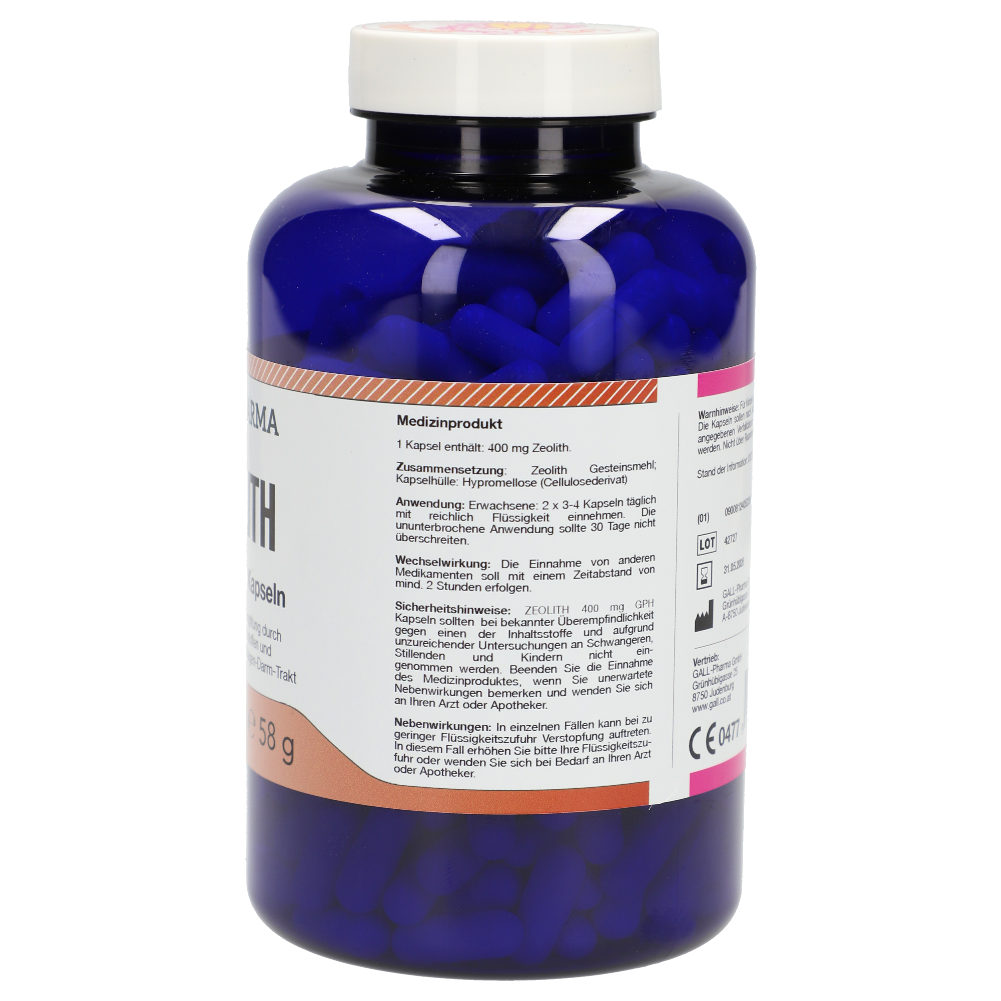 Zeolith 400 mg GPH Kapseln