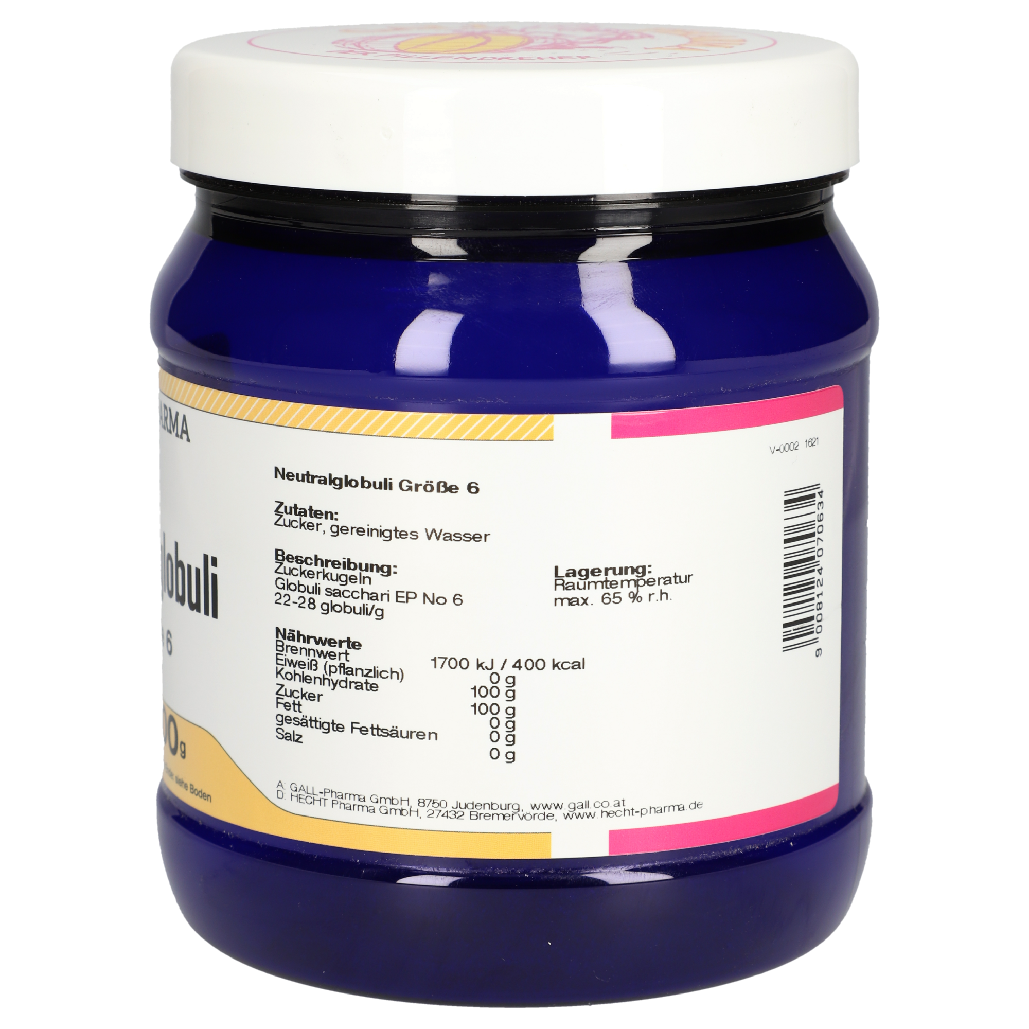 Neutralglobuli Größe 6 GPH
