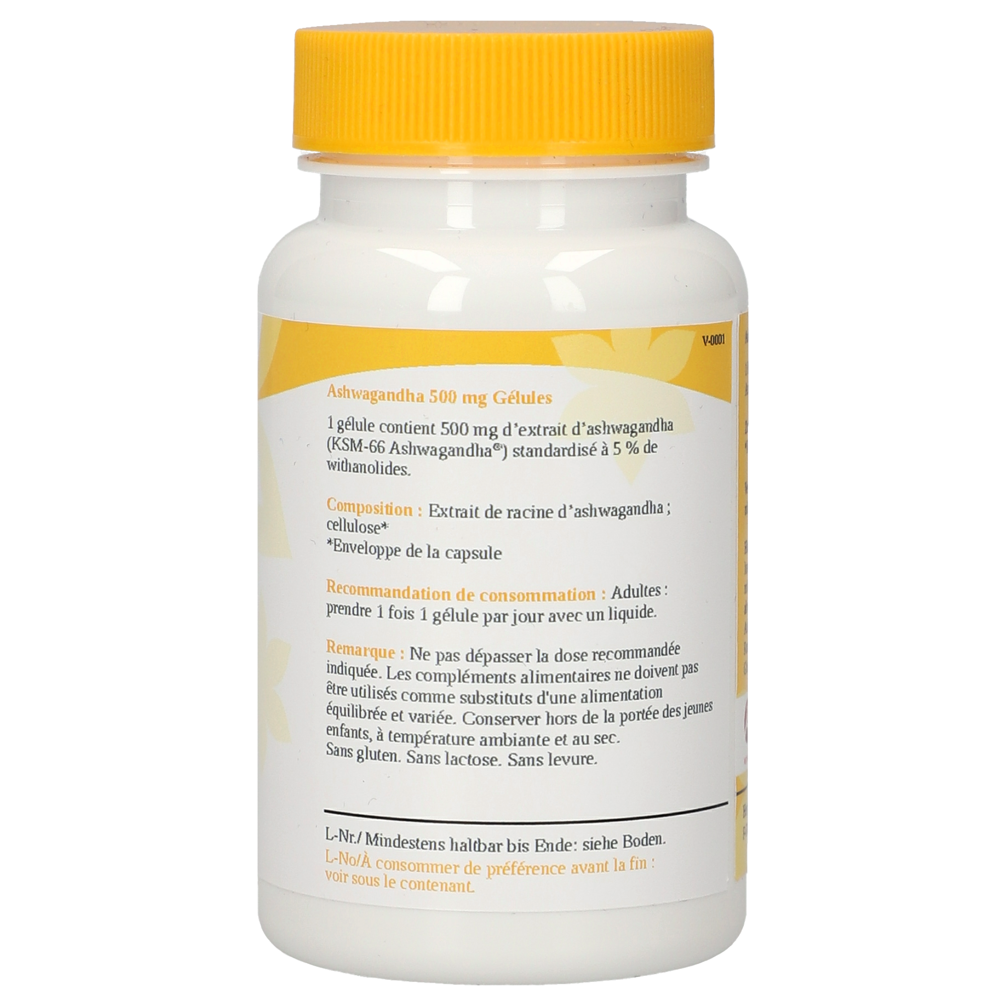 Ashwagandha 500 mg gélules
