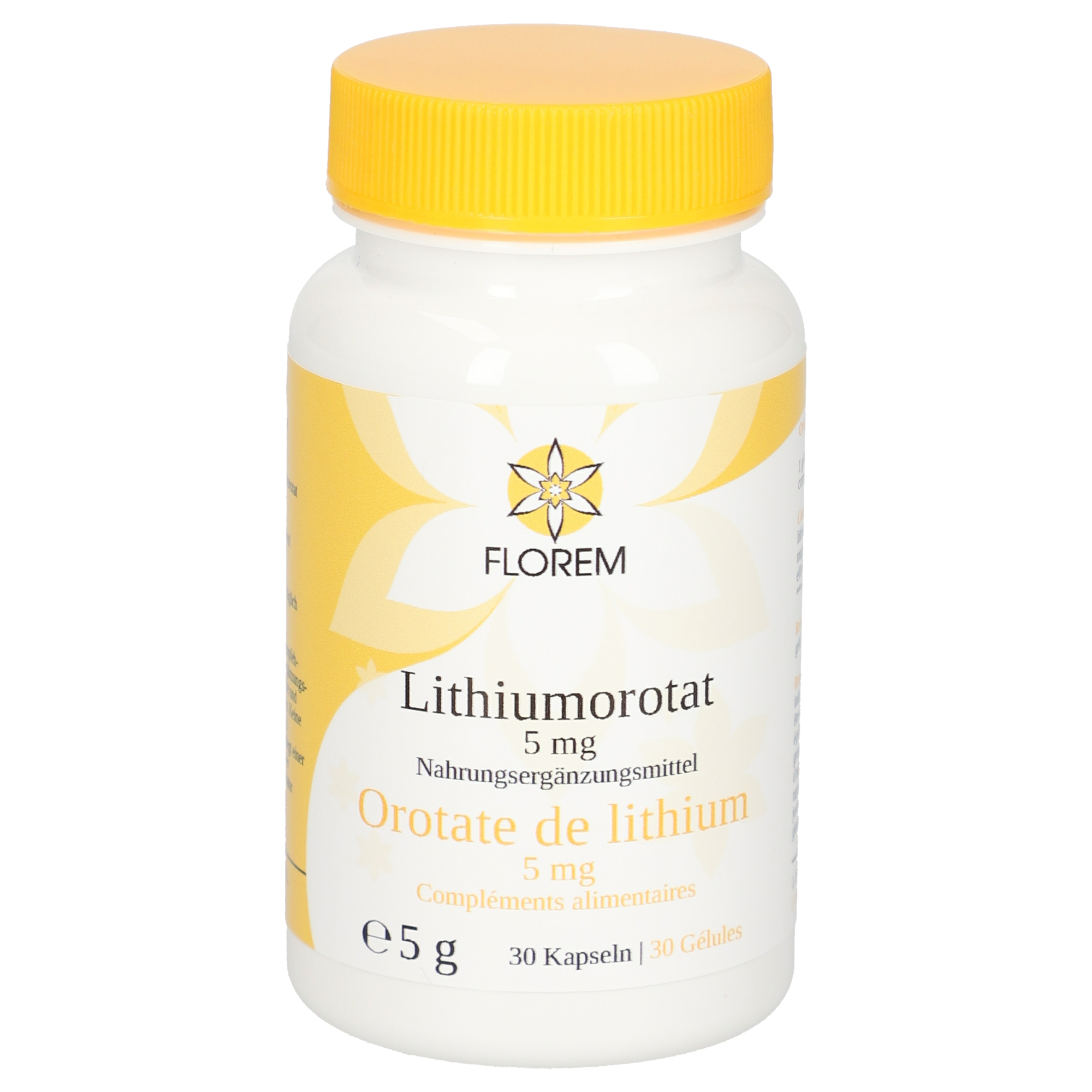Lithiumorotat 5 mg Kapseln