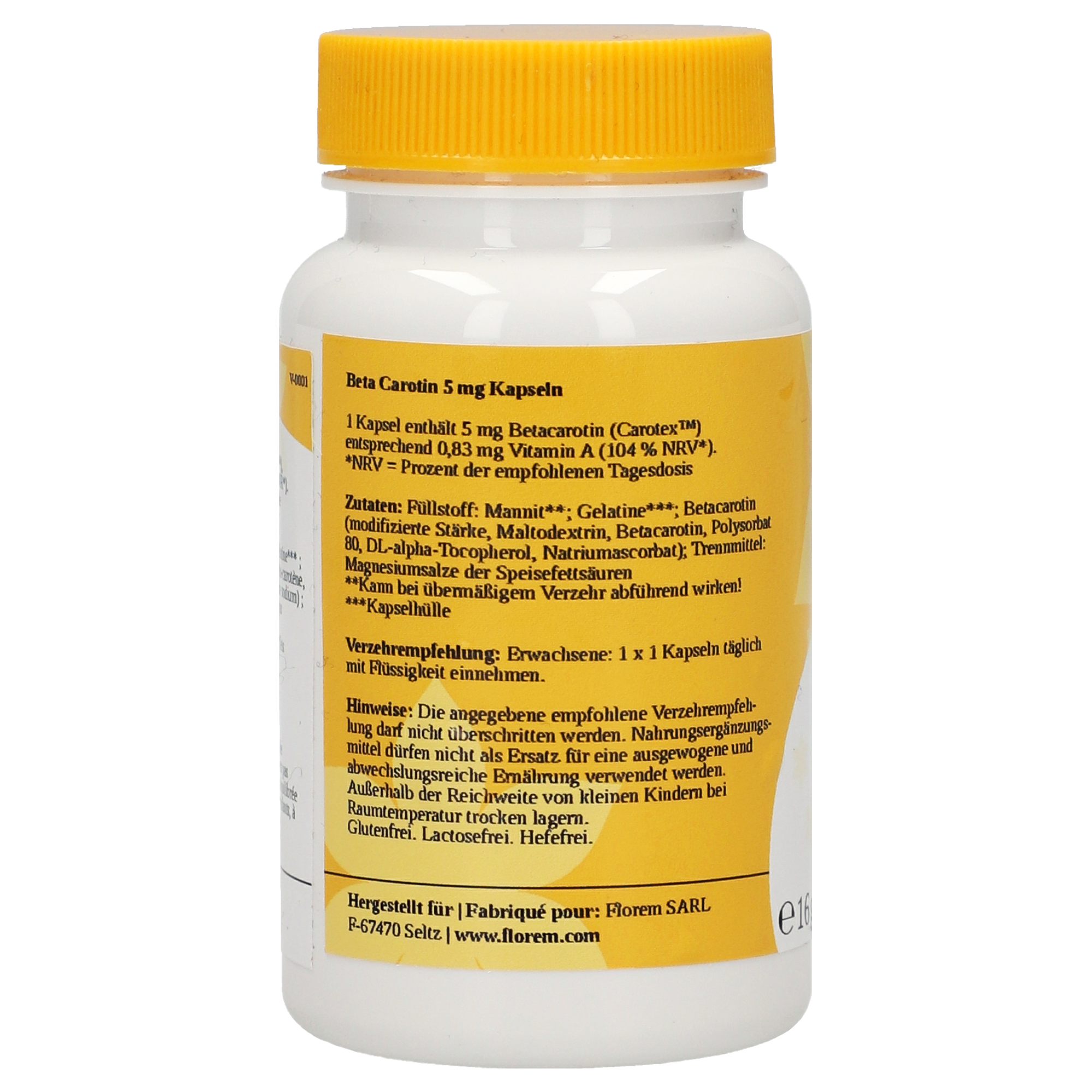 Beta Carotin 5 mg Kapseln