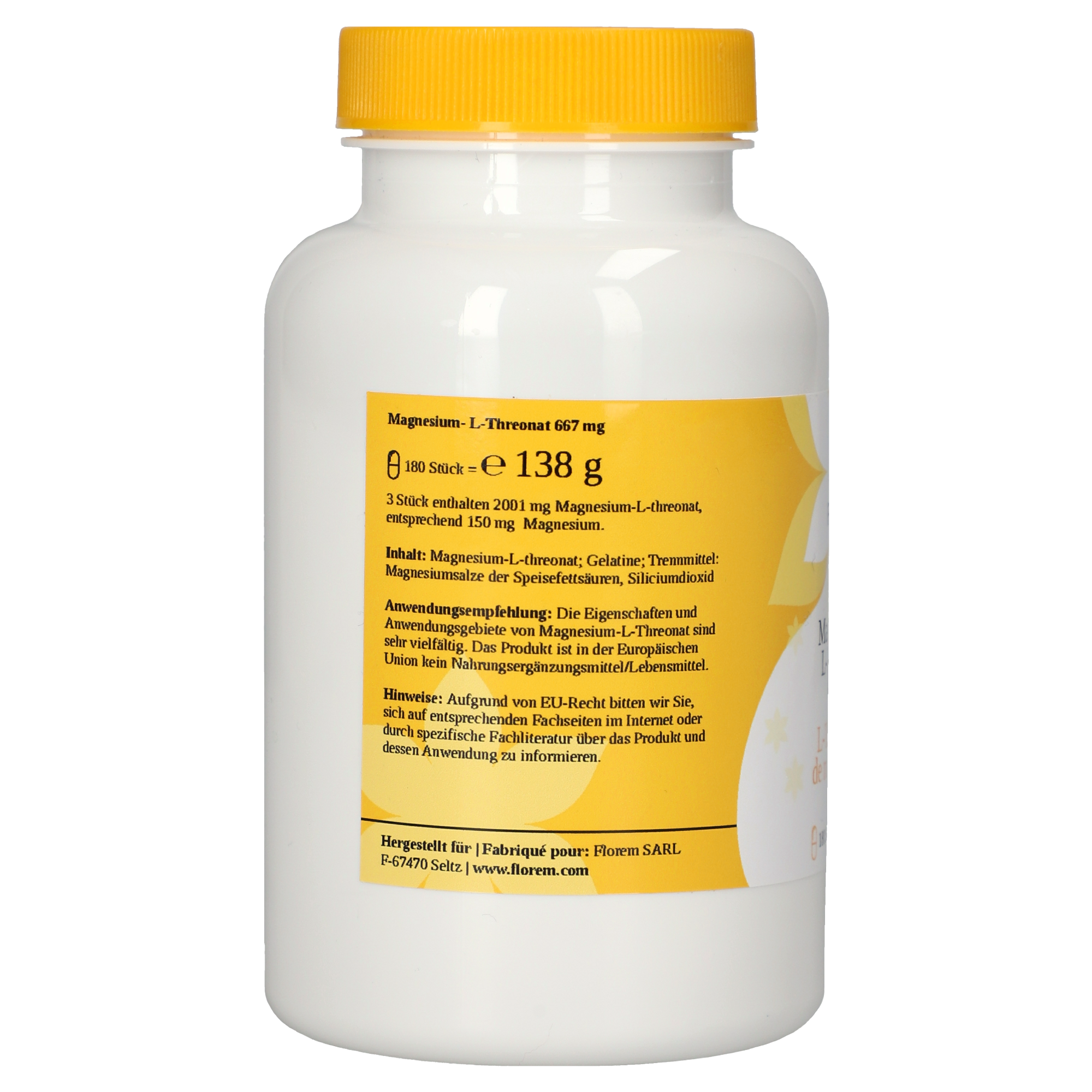 Magnesium-L-Threonat 667 mg Kapseln