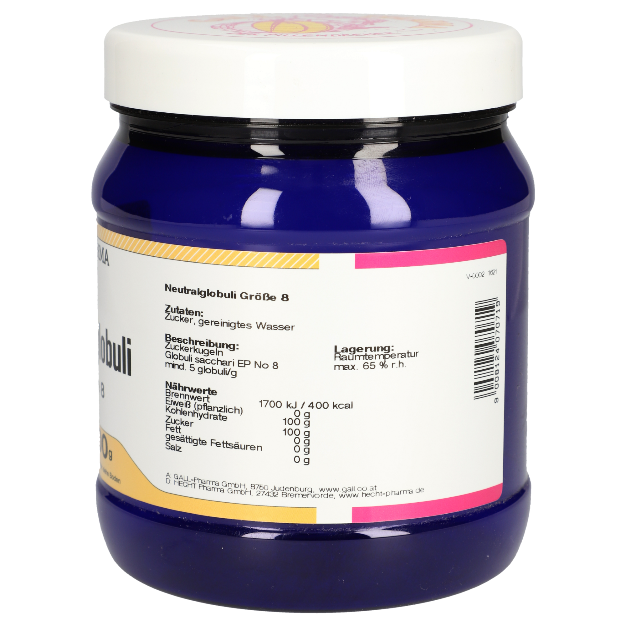 Neutralglobuli Größe 8 GPH