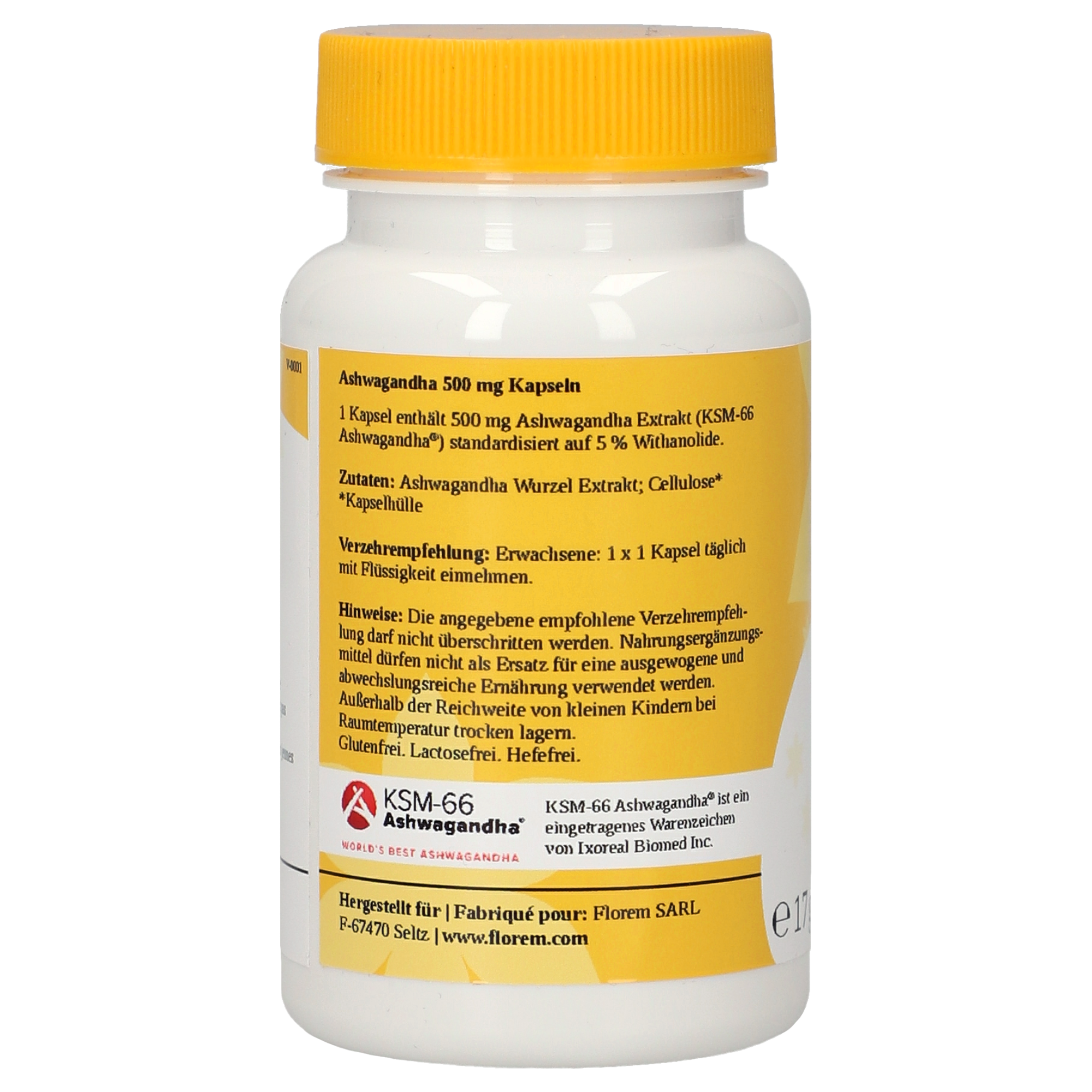 Ashwagandha 500 mg gélules