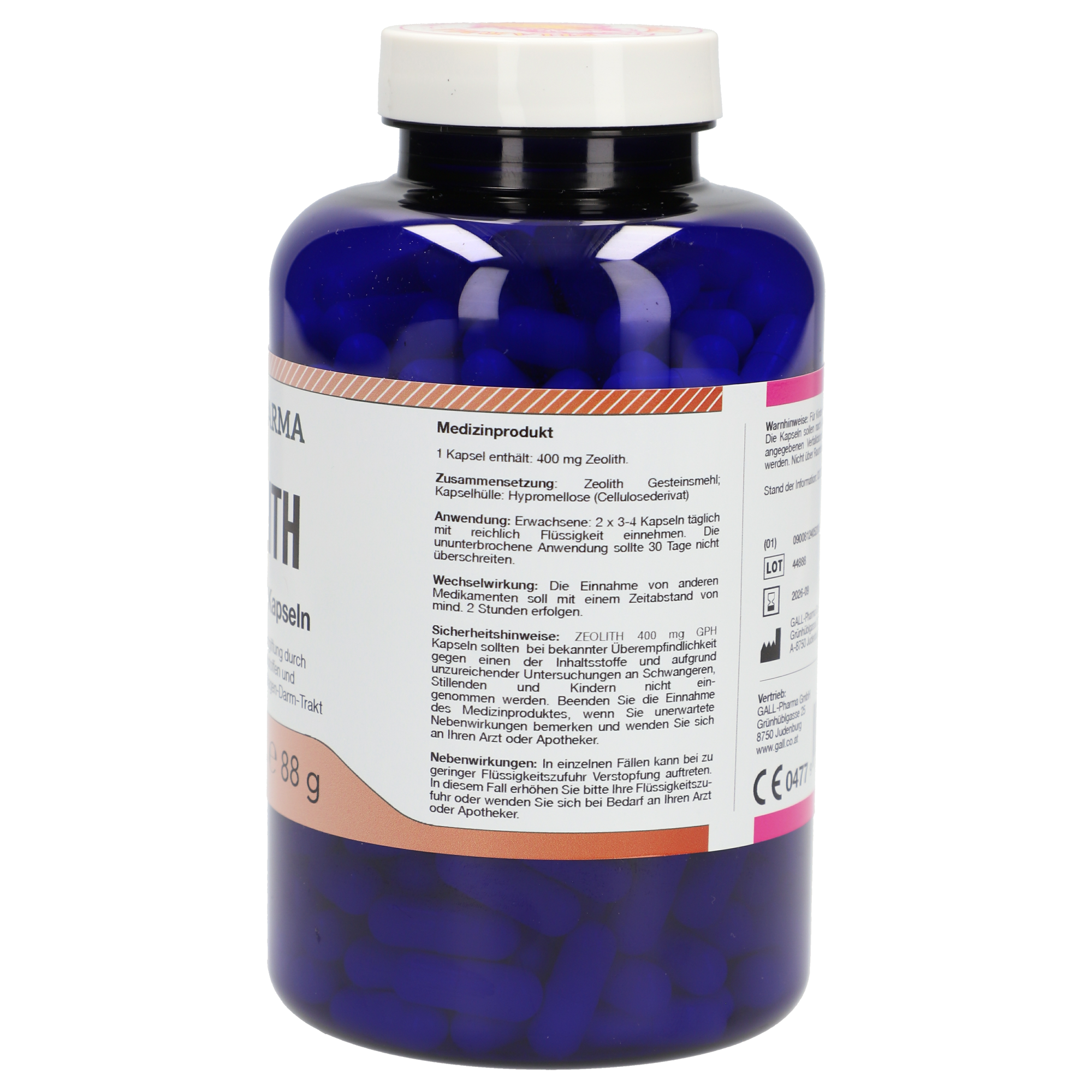 Zeolith 400 mg GPH Kapseln