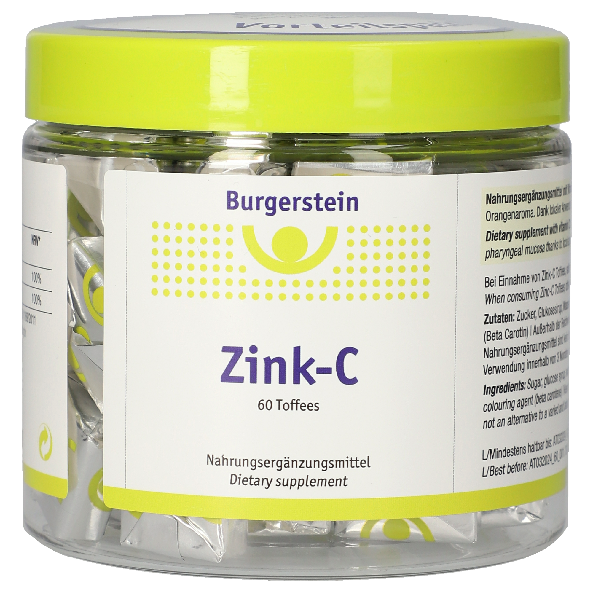 Burgerstein Zink-C Toffees Burgerstein Zink-C Toffees