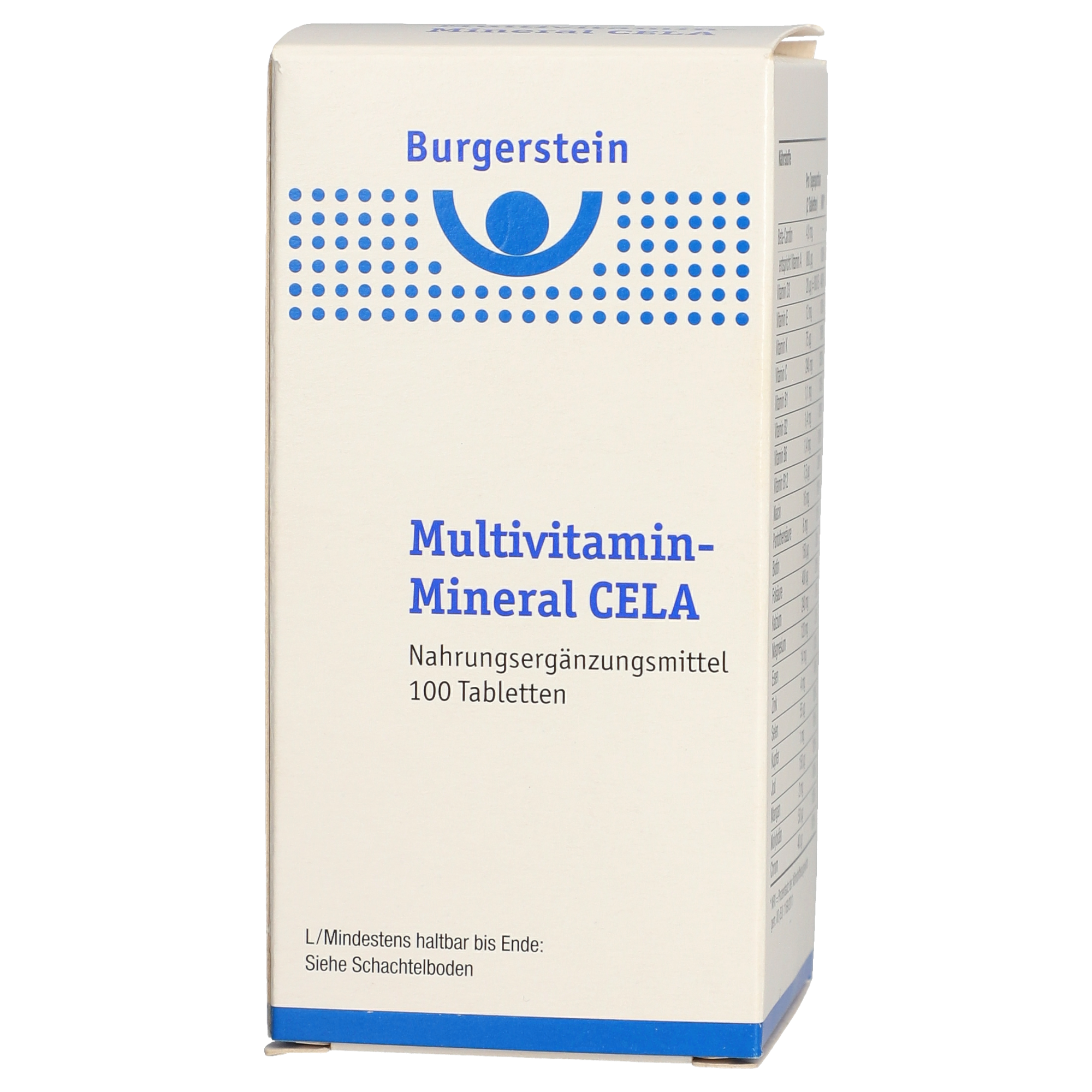 Burgerstein Multivitamin Mineral CELA comprimés