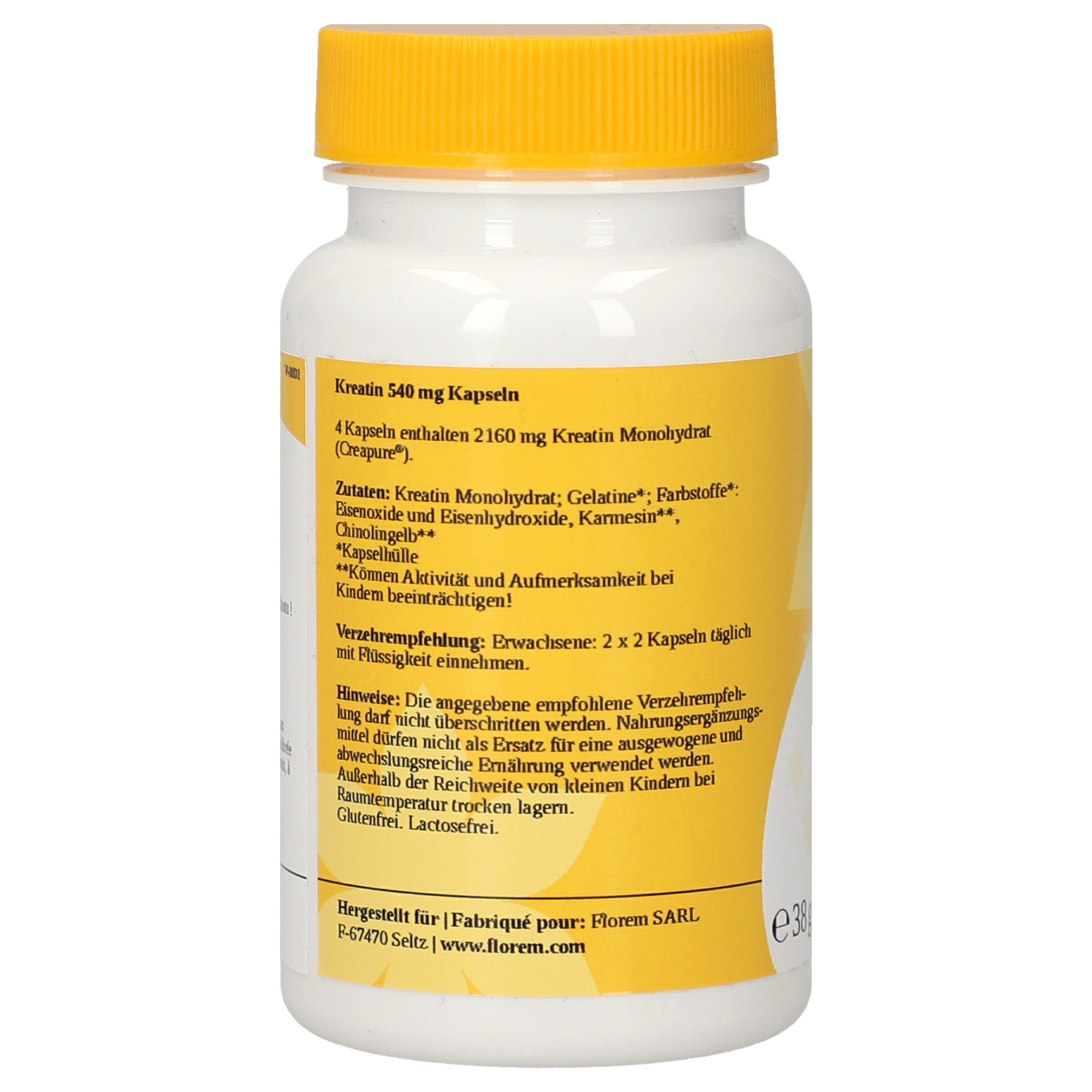 Kreatin 540 mg Kapseln